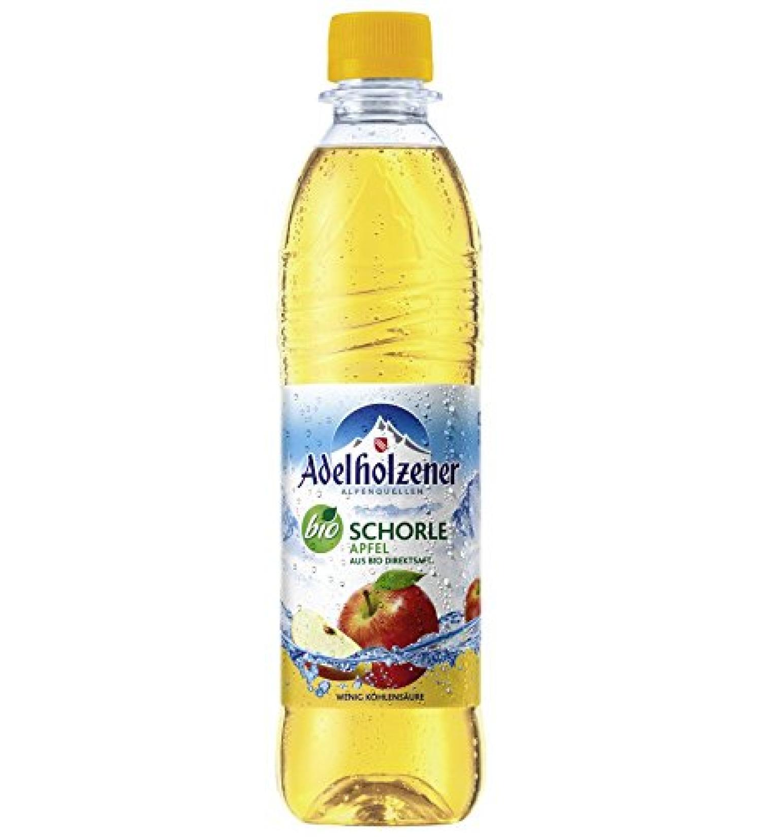 Adelholzener Bio Bio Schorle Apple (24 x 500 ml) DISPOSABLE deposit