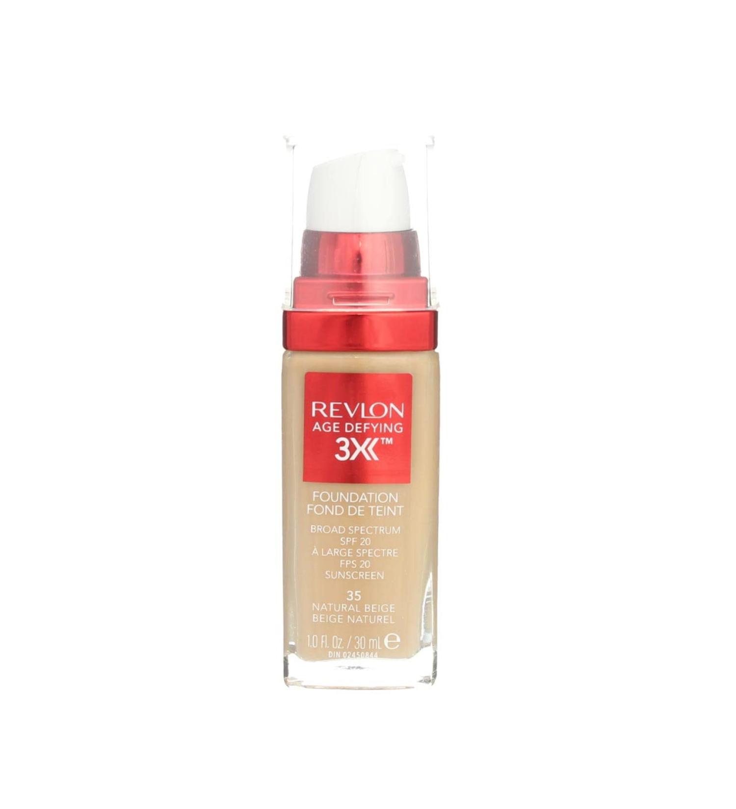 Revlon Age Defy 35 Makeup Firming Lift Natural Beige 1oz - Buy Online on GoSupps.com
