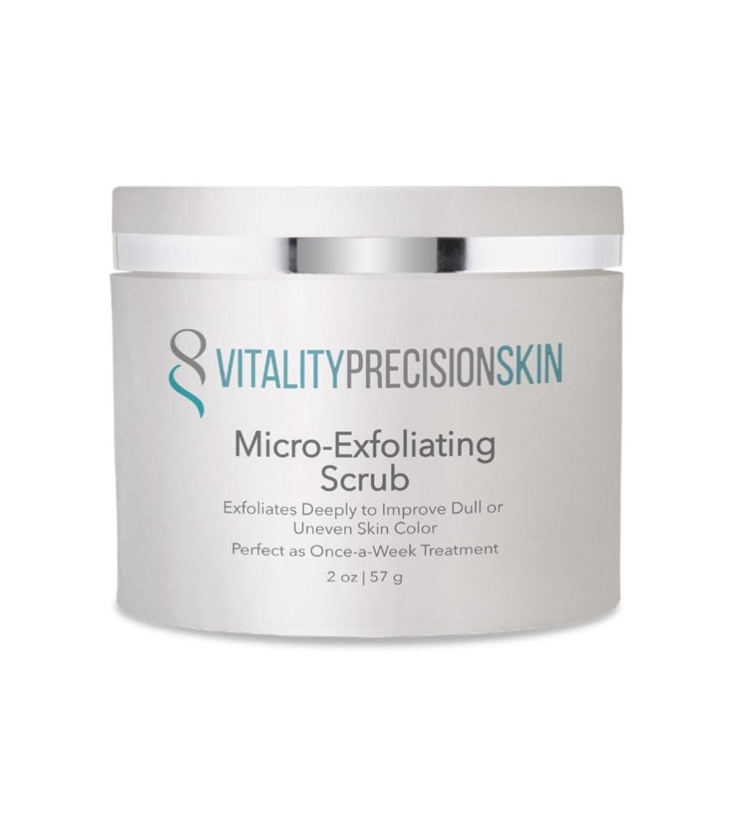 Vitality Precision Skin Micro-Exfoliating Scrub - Revitalize Your Skin with Our Internationally Shipped Exfoliant - Buy Online on GoSupps.com