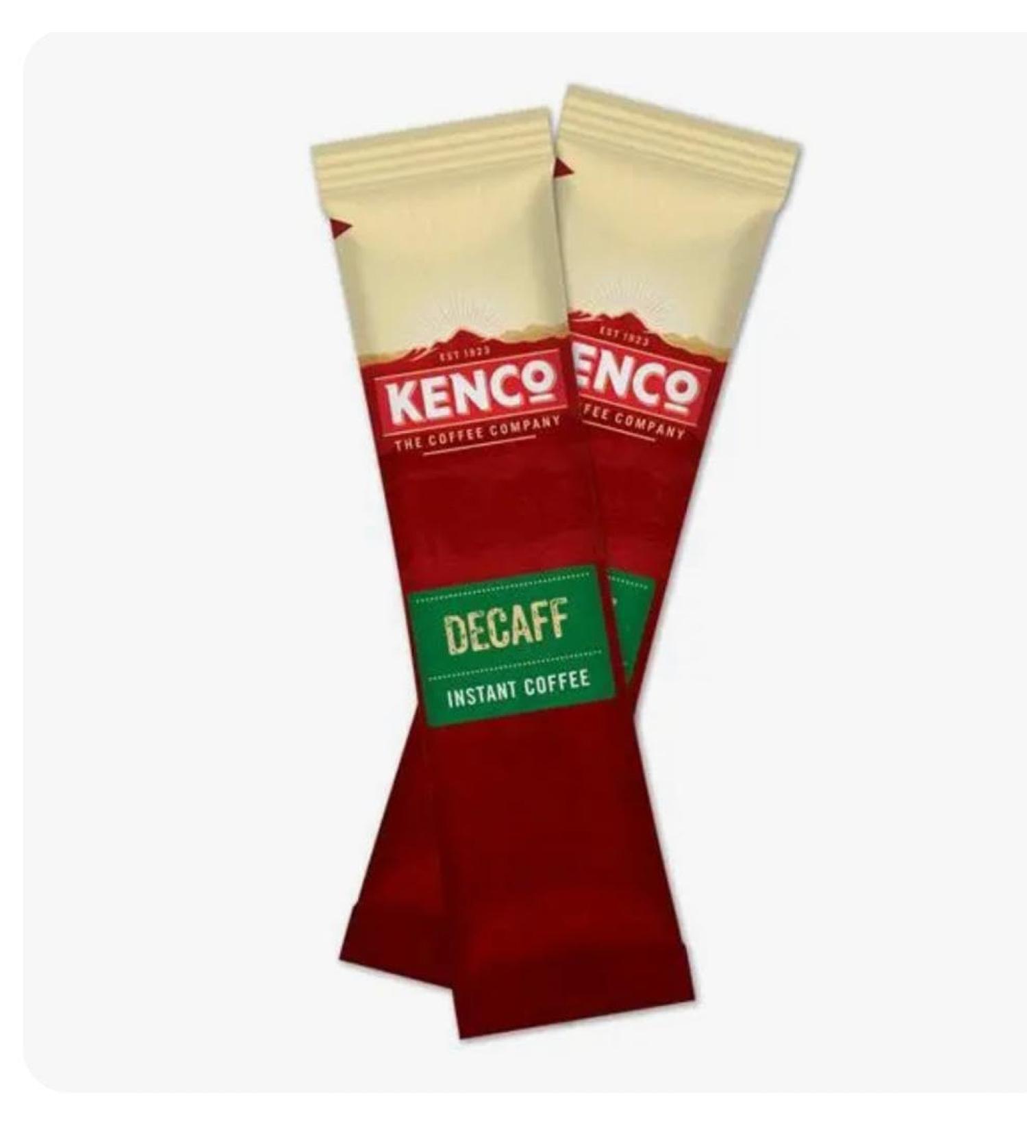 50 kenco Decaff Instant Individual Coffee Sachets x 1.8g Medium Roast - Buy Online on GoSupps.com