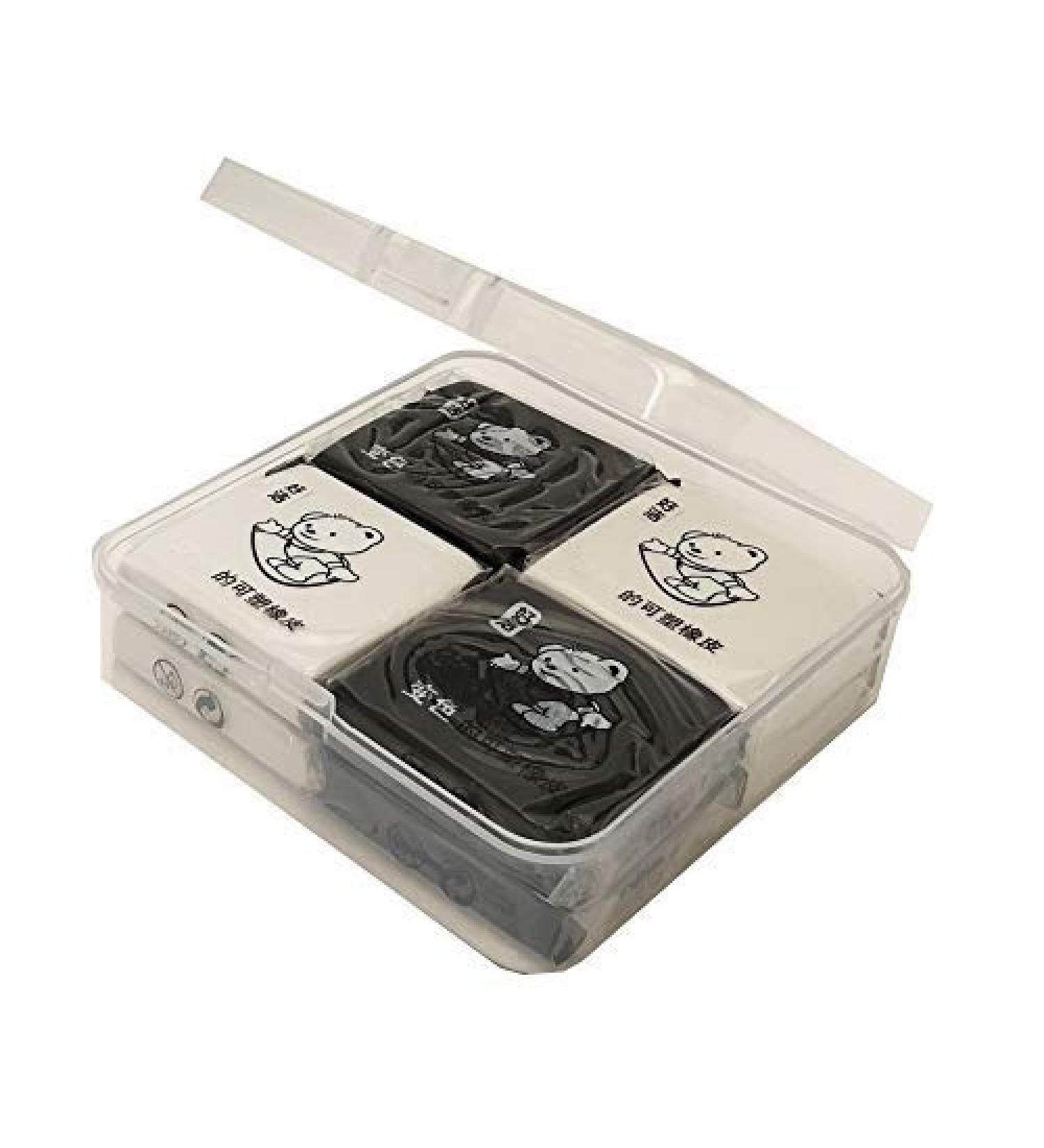 Kneaded Eraser Sketch Eraser 8 Pack - Black and White, Multi-use Erasers - Buy Online on GoSupps.com