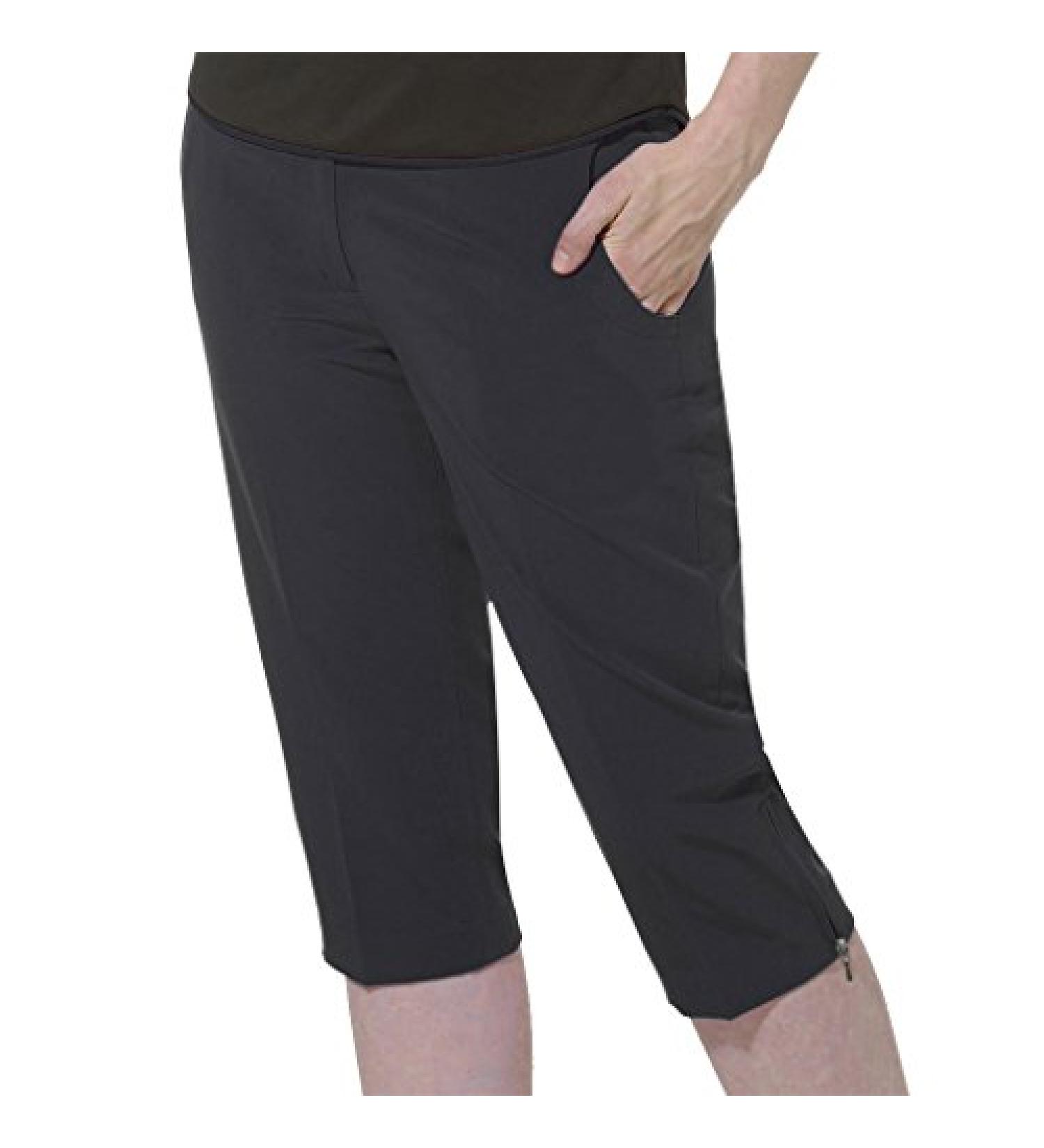 Monterey Club Women's Ultimate Golf Capris #2823 Black 6