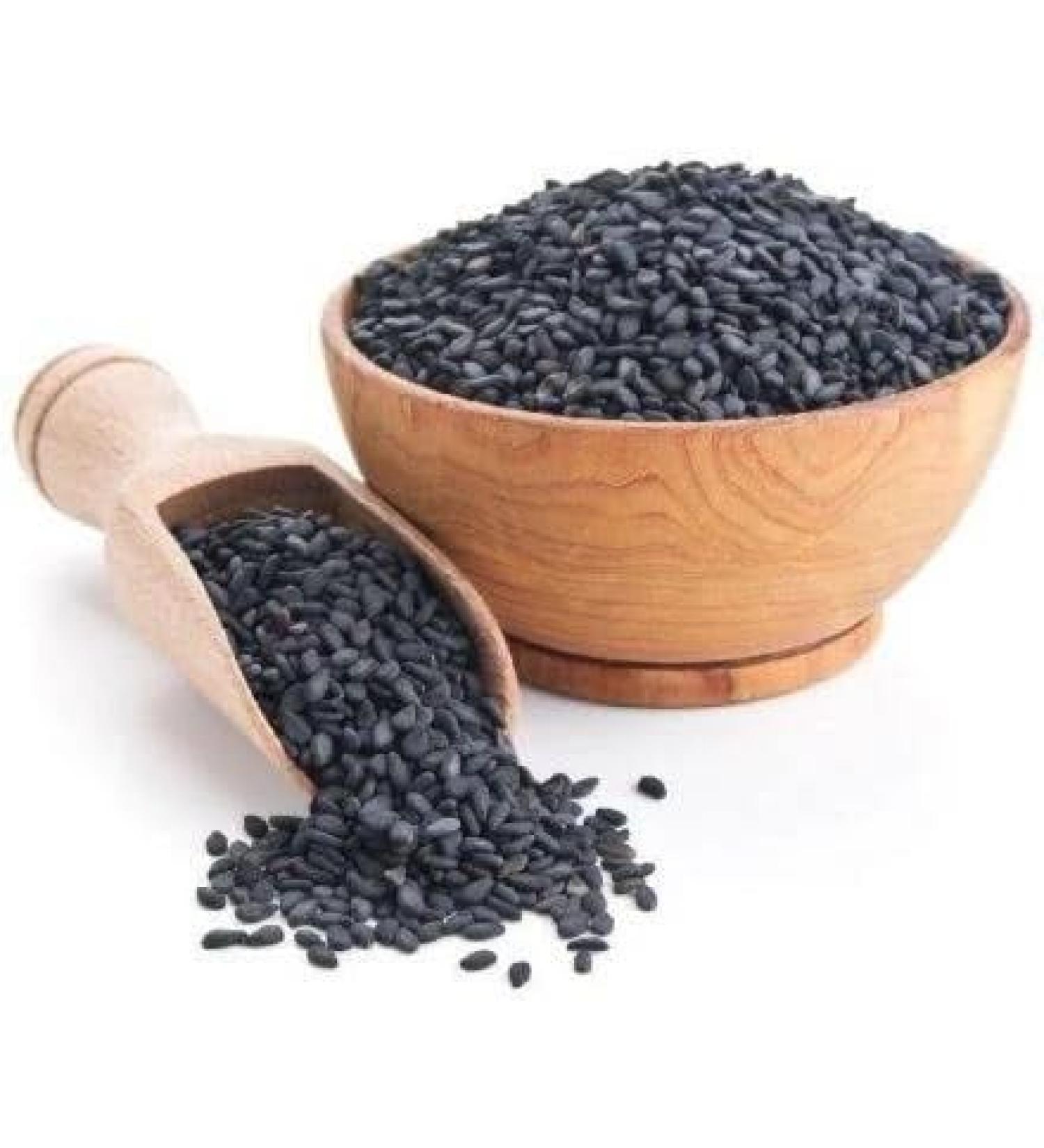 Natural Organic Kale Til Quality Raw Kale Til Black Sesame Seeds Black Sesame Seeds Kale Til for Pooja (Pack of 100 Grams) All The Way From The soil of India - Buy Online on GoSupps.com