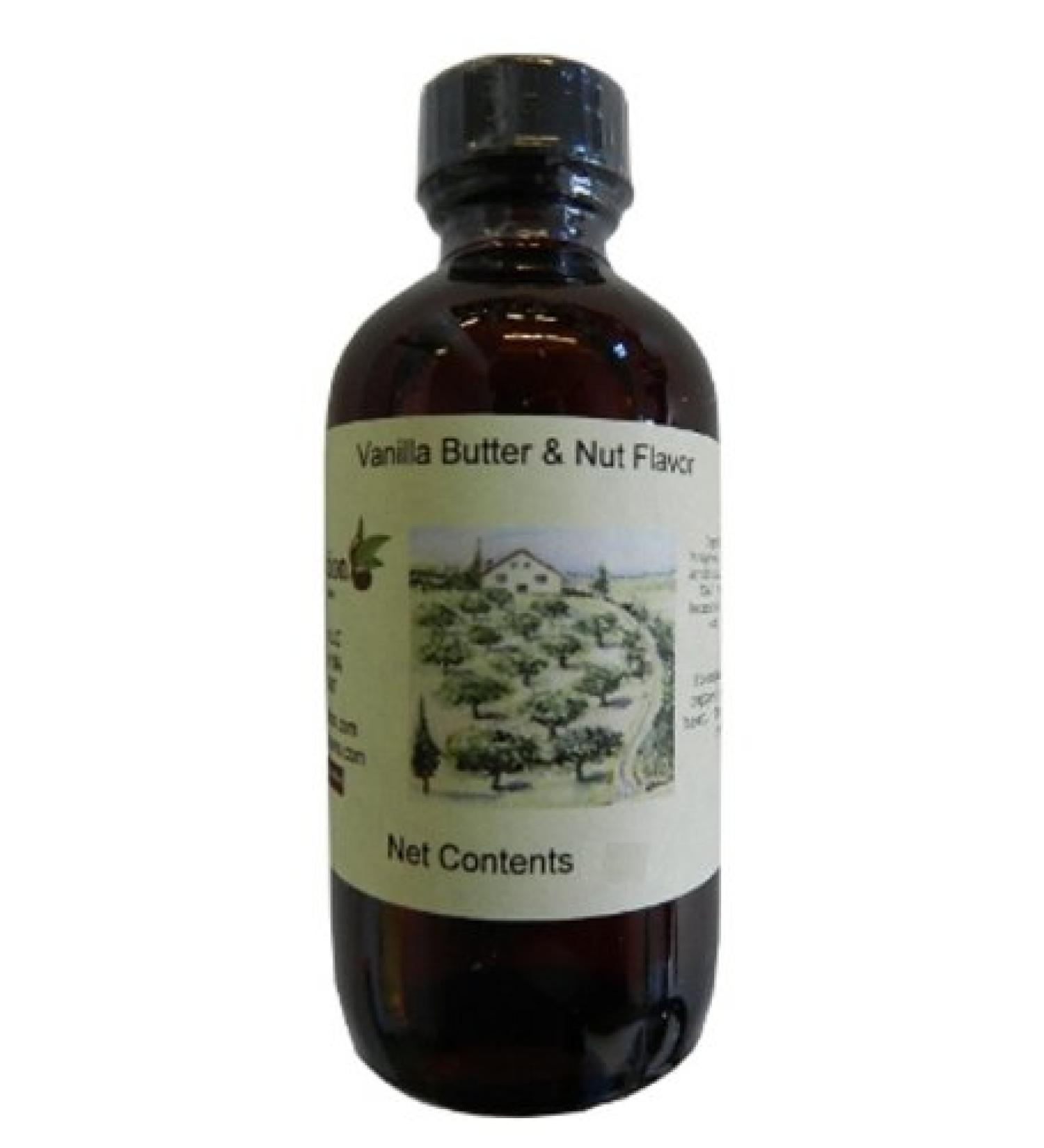 Natural Vanilla Butter & Nut Flavor 4 oz 4 Fl Oz (Pack of 1)