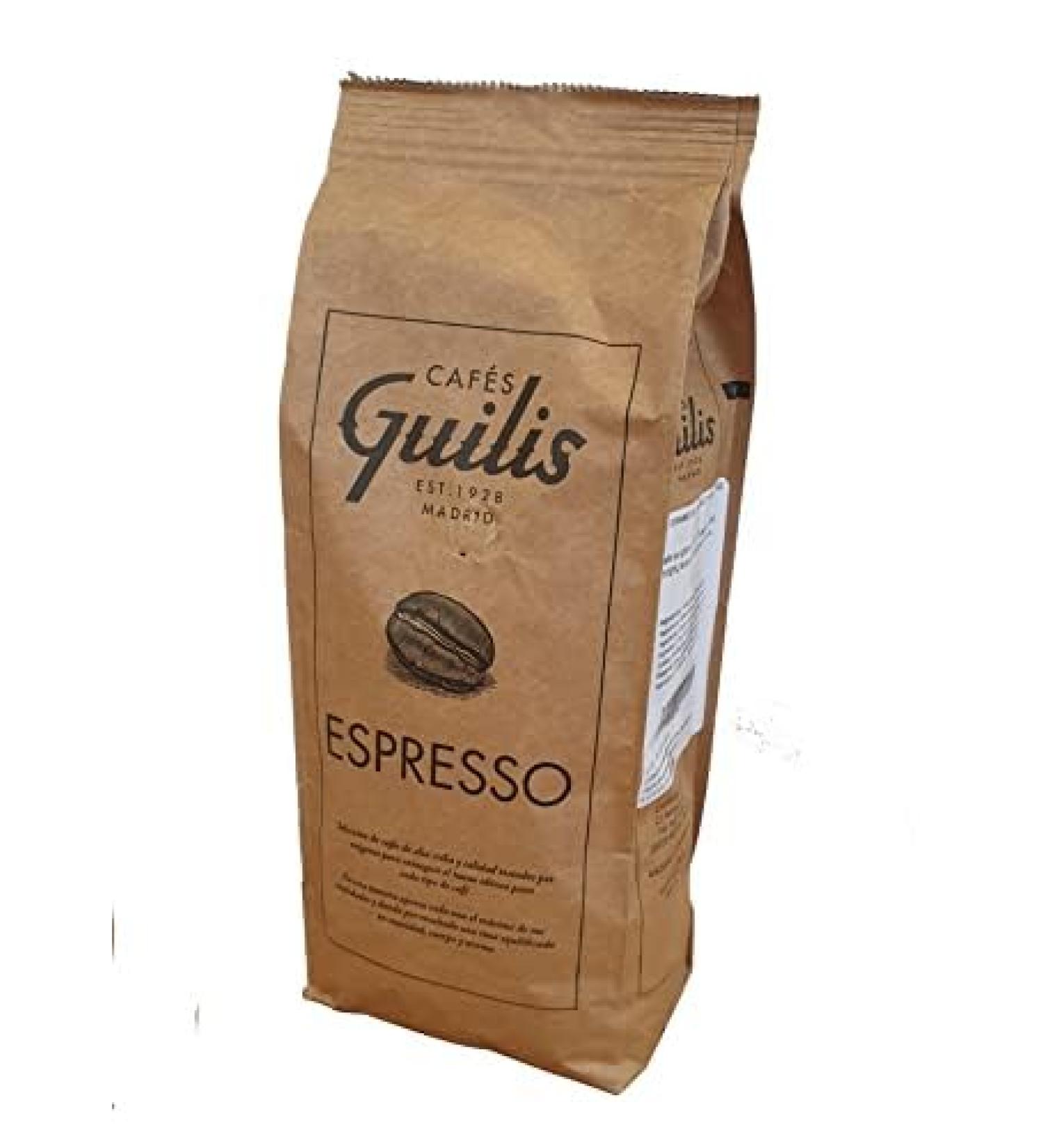 CAFES GUILIS DESDE 1928 AMANTES DEL CAFE Natural Coffee in Gold Beans Wet Polish 1 kg - Buy Online on GoSupps.com