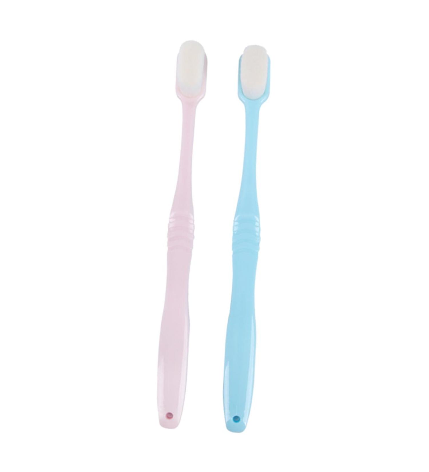 Gatuida Natural Manual Toothbrush Set - 2 Pcs Travel-Friendly Household Dental Floss Brushes - Buy Online on GoSupps.com