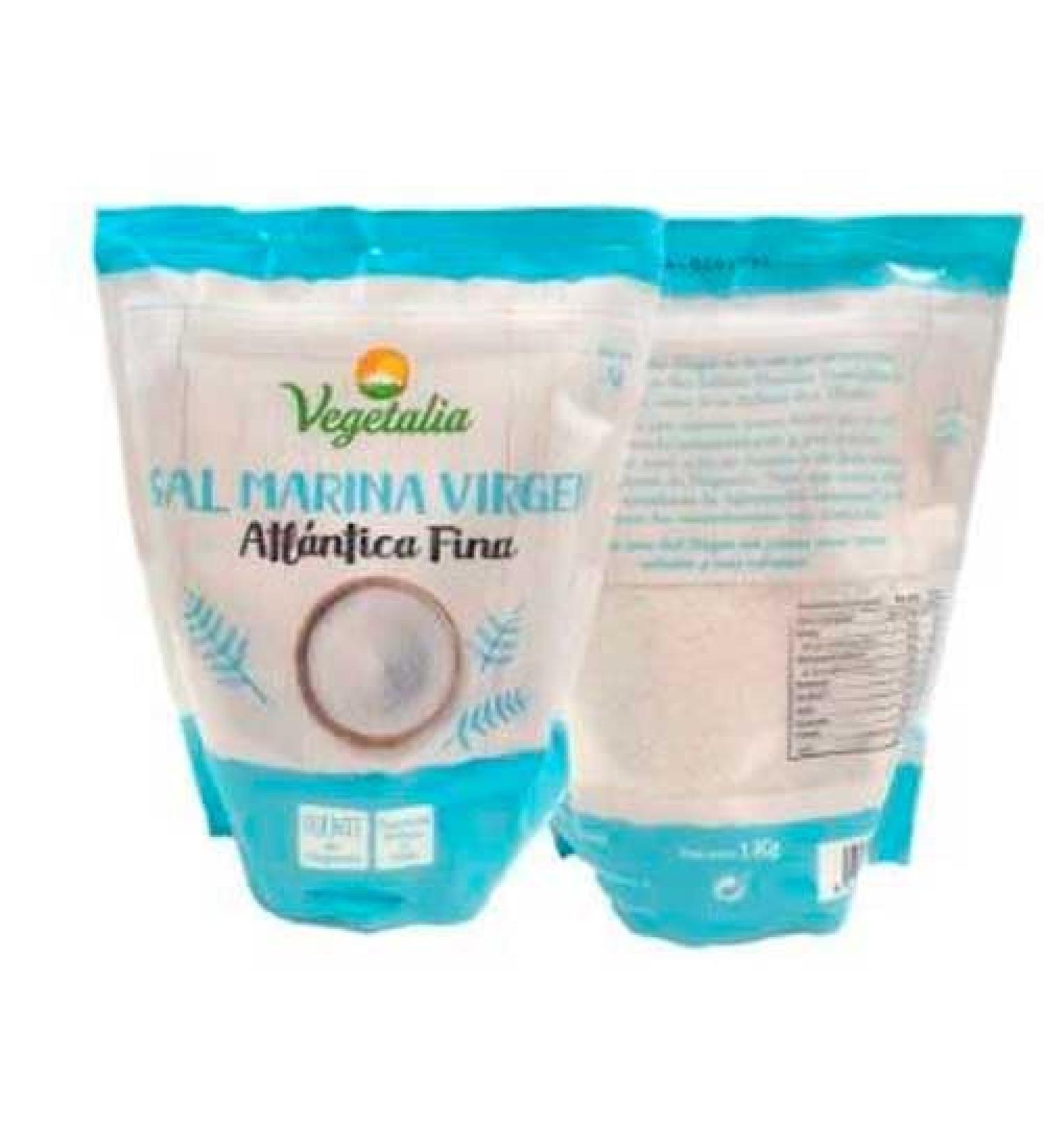Vegetalia Atlantic sea salt fine 1 kg.