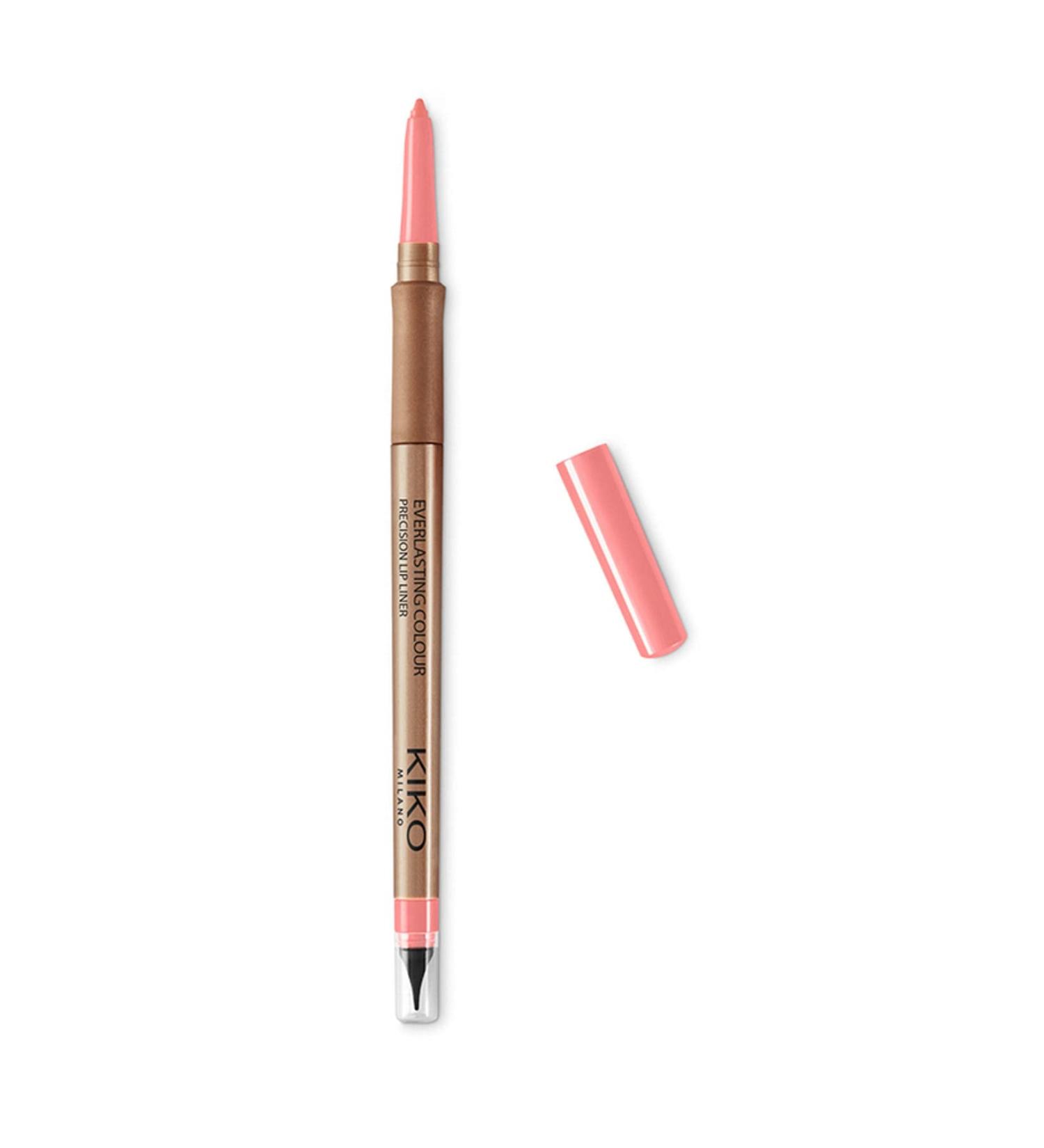 KIKO Milano Everlasting Colour Precision Lip Liner 417 | Automatic lip pencil 417 Natural Rose 1 count (Pack of 1)