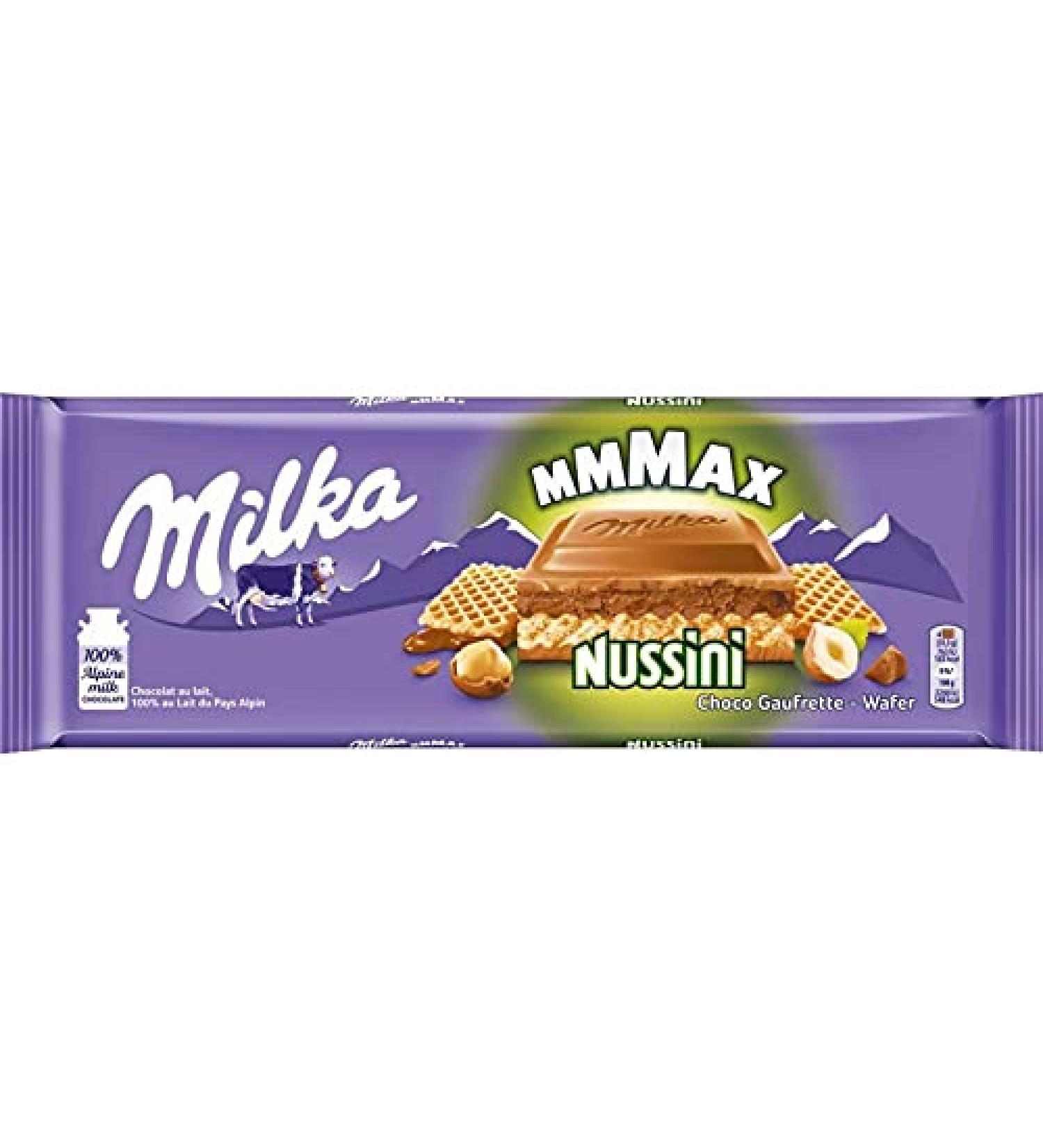 Milka Nussini chocolate wafer - 300g tablet