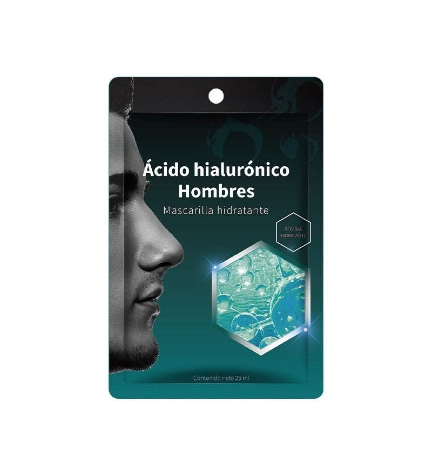 Hyaluronic Acid Men Face Mask Natural Plant Extract Refreshing for pore/Anti Aging and Glowing Skin Care Men Facial Mask Sheets - Buy Online on GoSupps.com