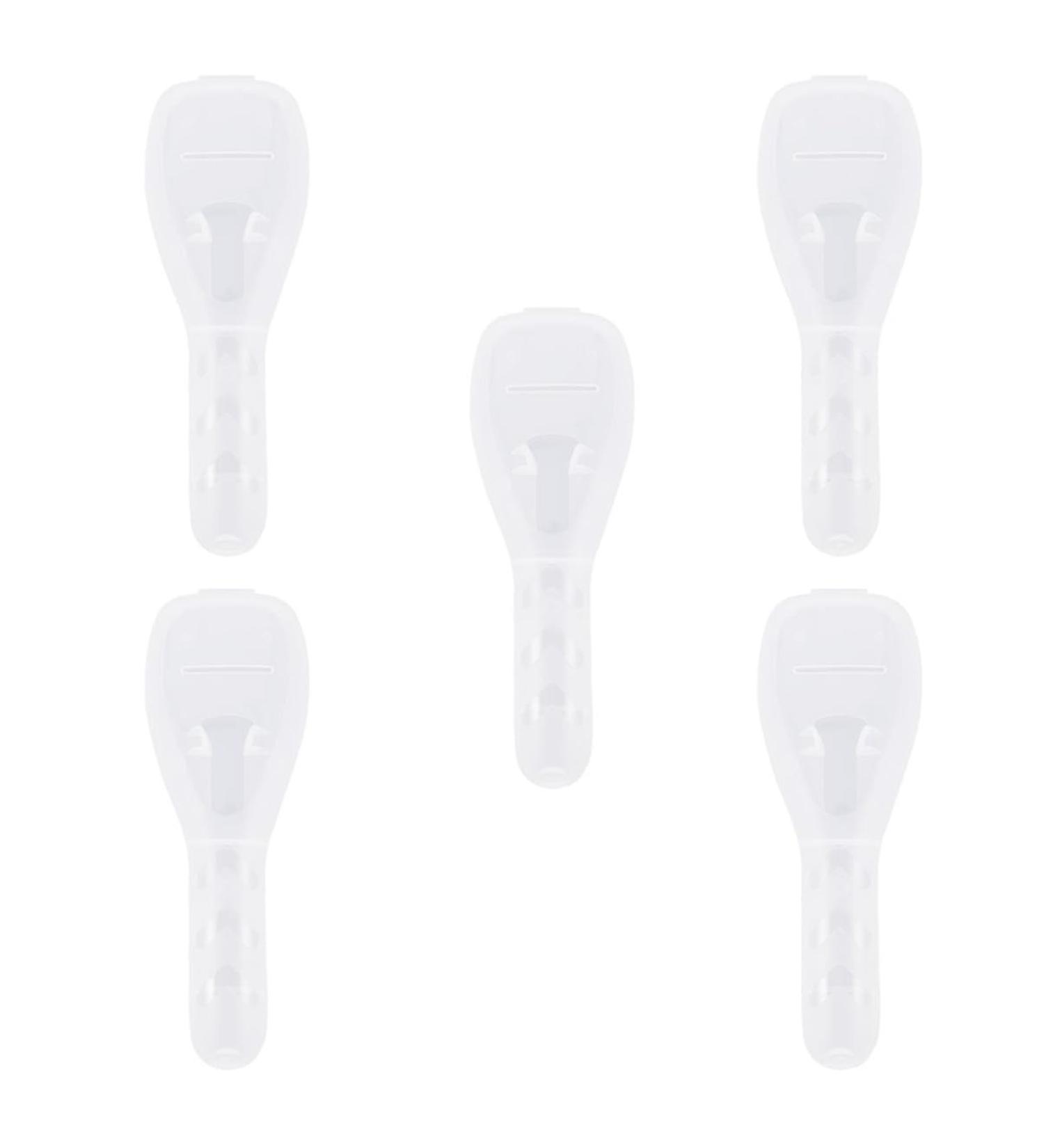 ABOOFAN 5-Piece Transparent Razor Travel Case | Safe & Compact Razor Bags for Travelers | Ideal for Men on the Go - Buy Online on GoSupps.com