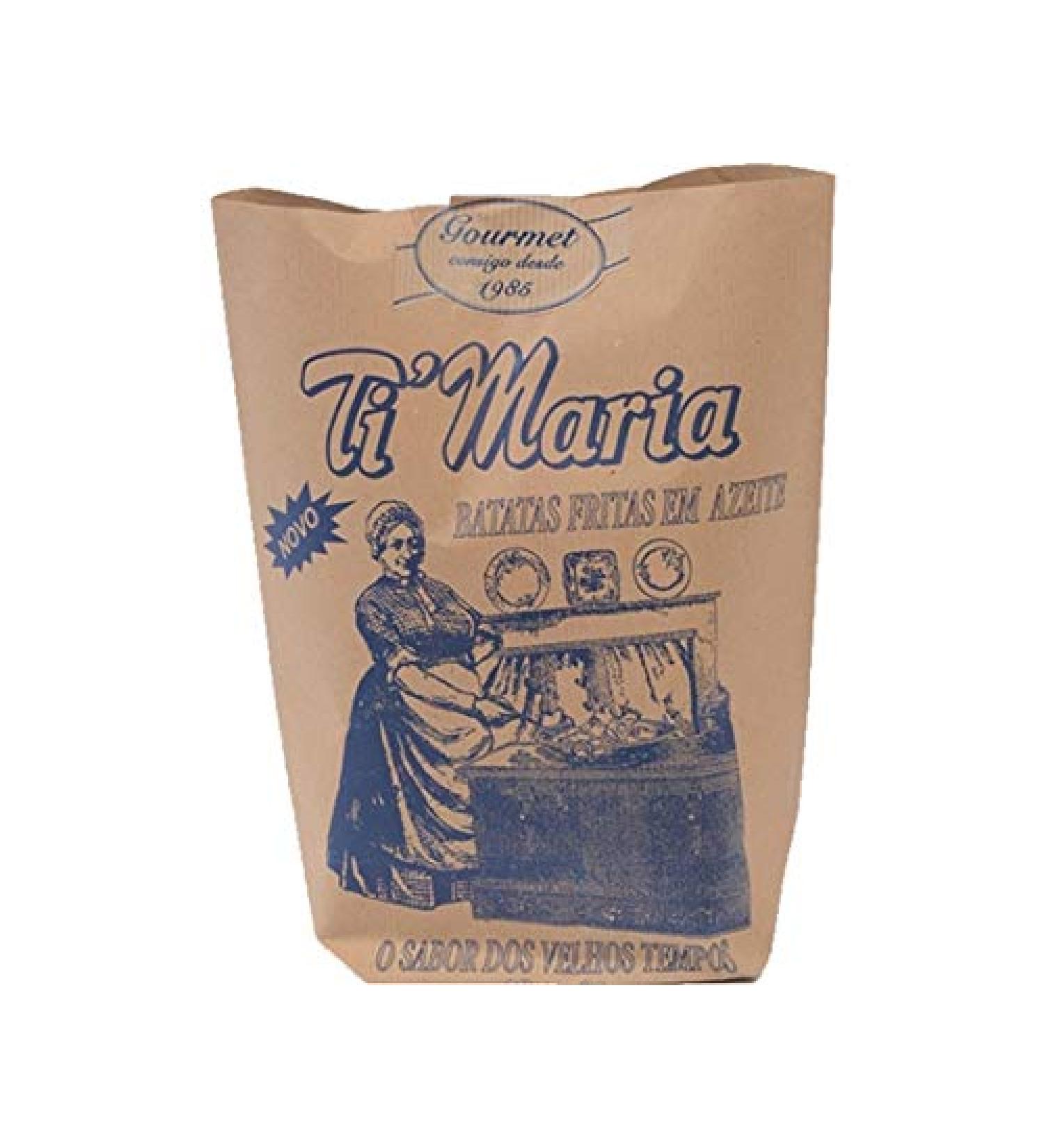 "TI MARIA" CHIPS IN OLIVE OIL, In 150g bag.