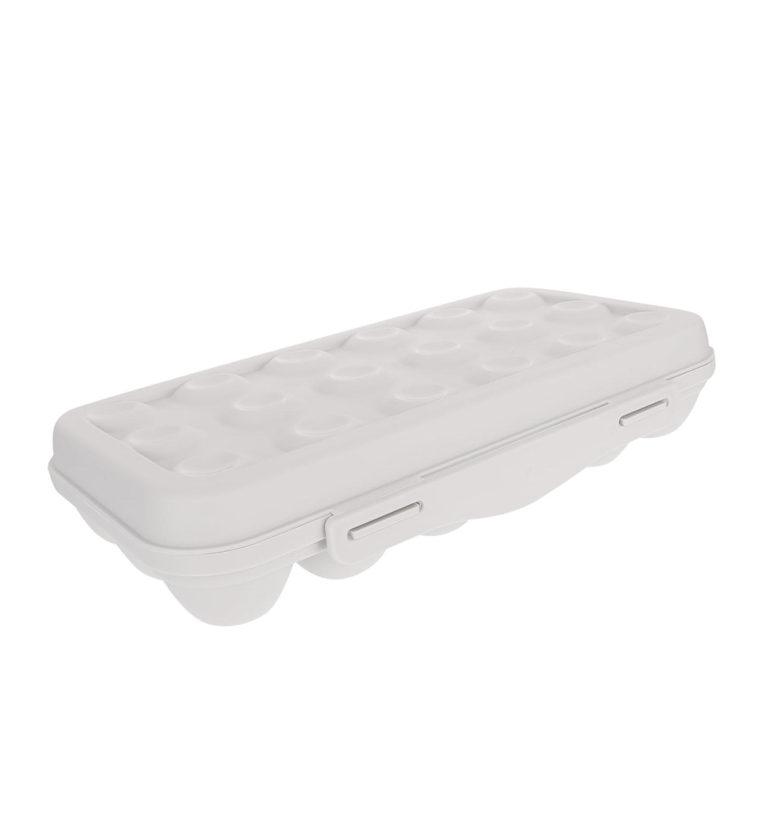 Zerodeko Egg Storage Box Drawers Food Tray Dispenser Egg Cartons Plastic Egg Holder Dog Duck Eggs re-usable - Buy Online on GoSupps.com