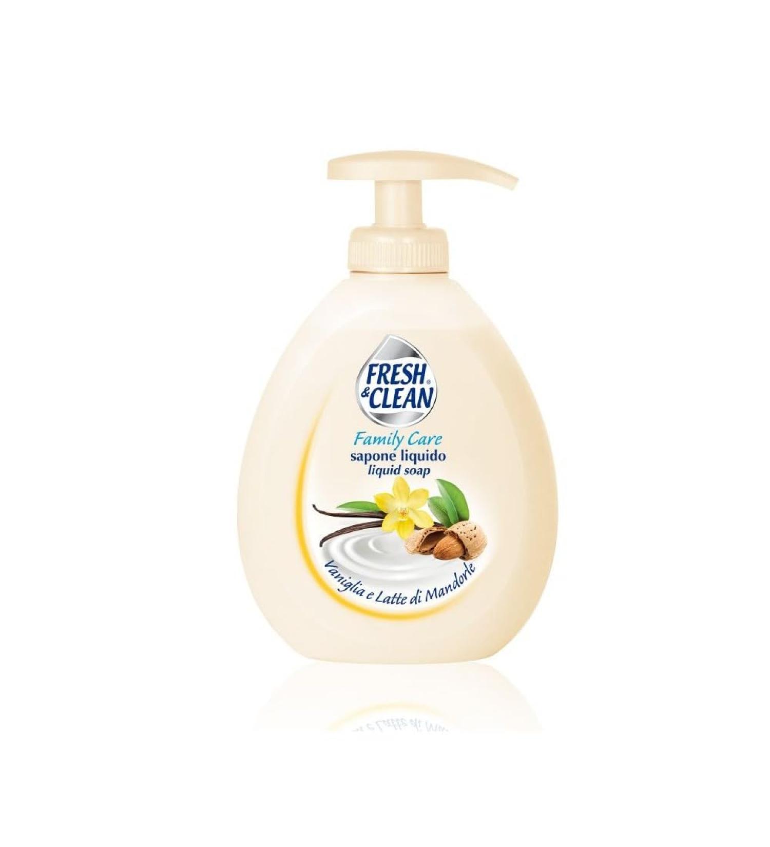  United Colors of Benetton FRESH & CLEAN Vanilla/Almond Liquid Soap 300 ml. - Buy Online on GoSupps.com
