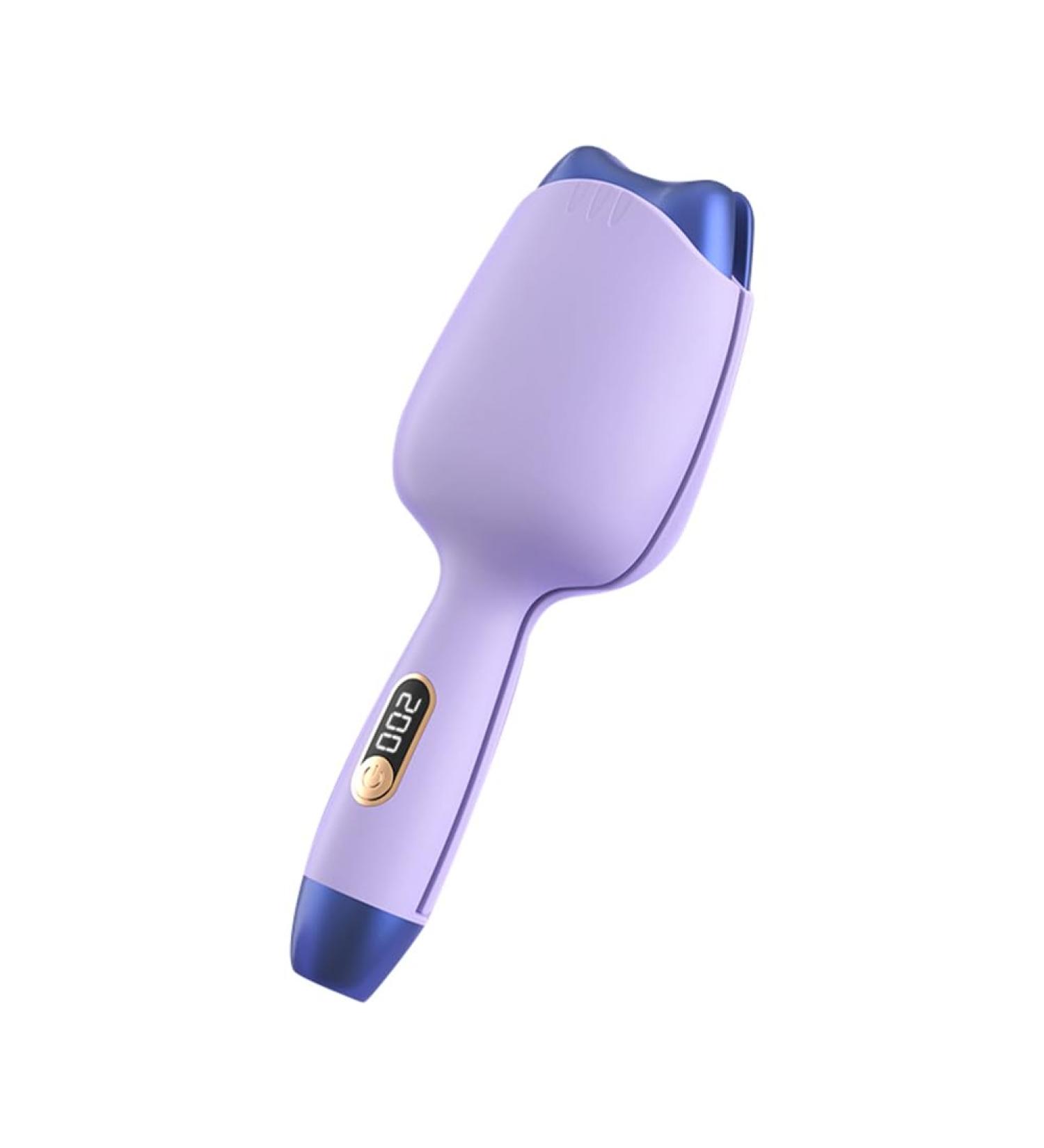 Automatic Electric Hair Curler 32MM - Egg Curling Iron Water Ripple Styling Tool Lazy Hair Curler - US Plug Purple - Buy Online on GoSupps.com