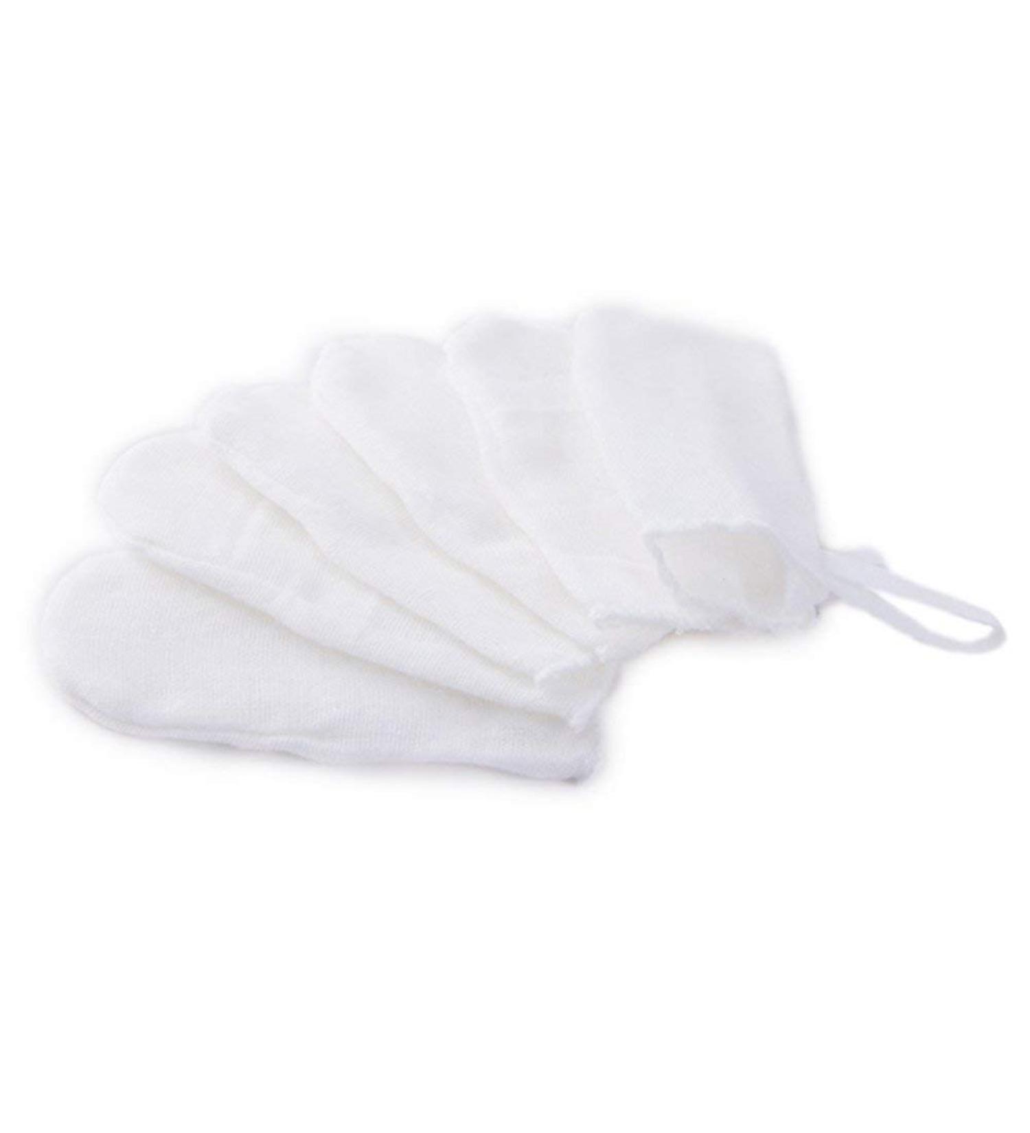 Baby's Finger Brush Cleaning Teeth Mouth Wipes Soft Gauze Infant Finger Clean Oral Hygiene Brush 6Pcs - Buy Online on GoSupps.com