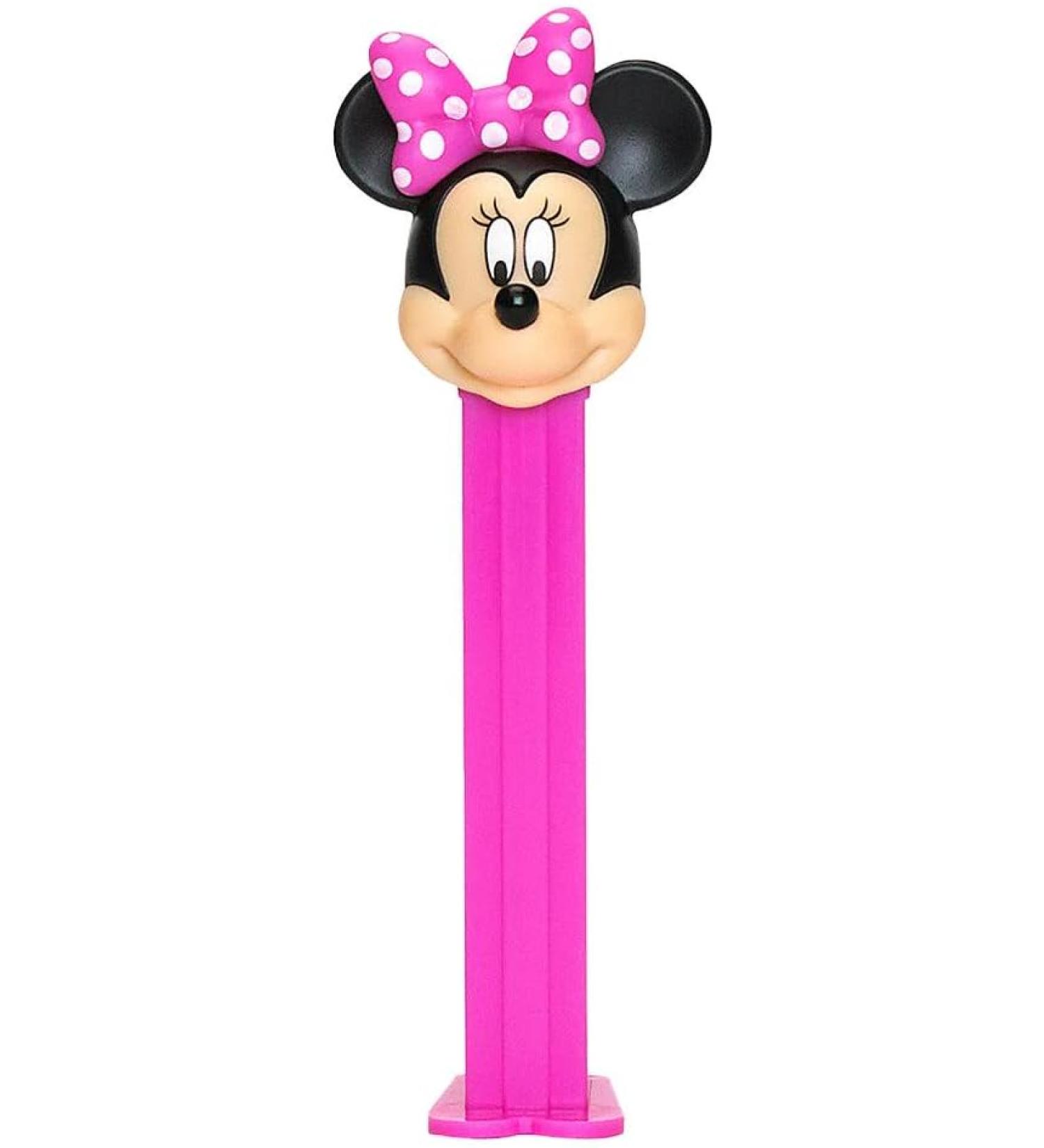 PEZ Mickey & Friends pez Dispenser Refillable Collect Them All Donald Duck Goofy Minnie (Minnie Mouse One Size) Minnie Mouse 1 Count (Pack of 1)