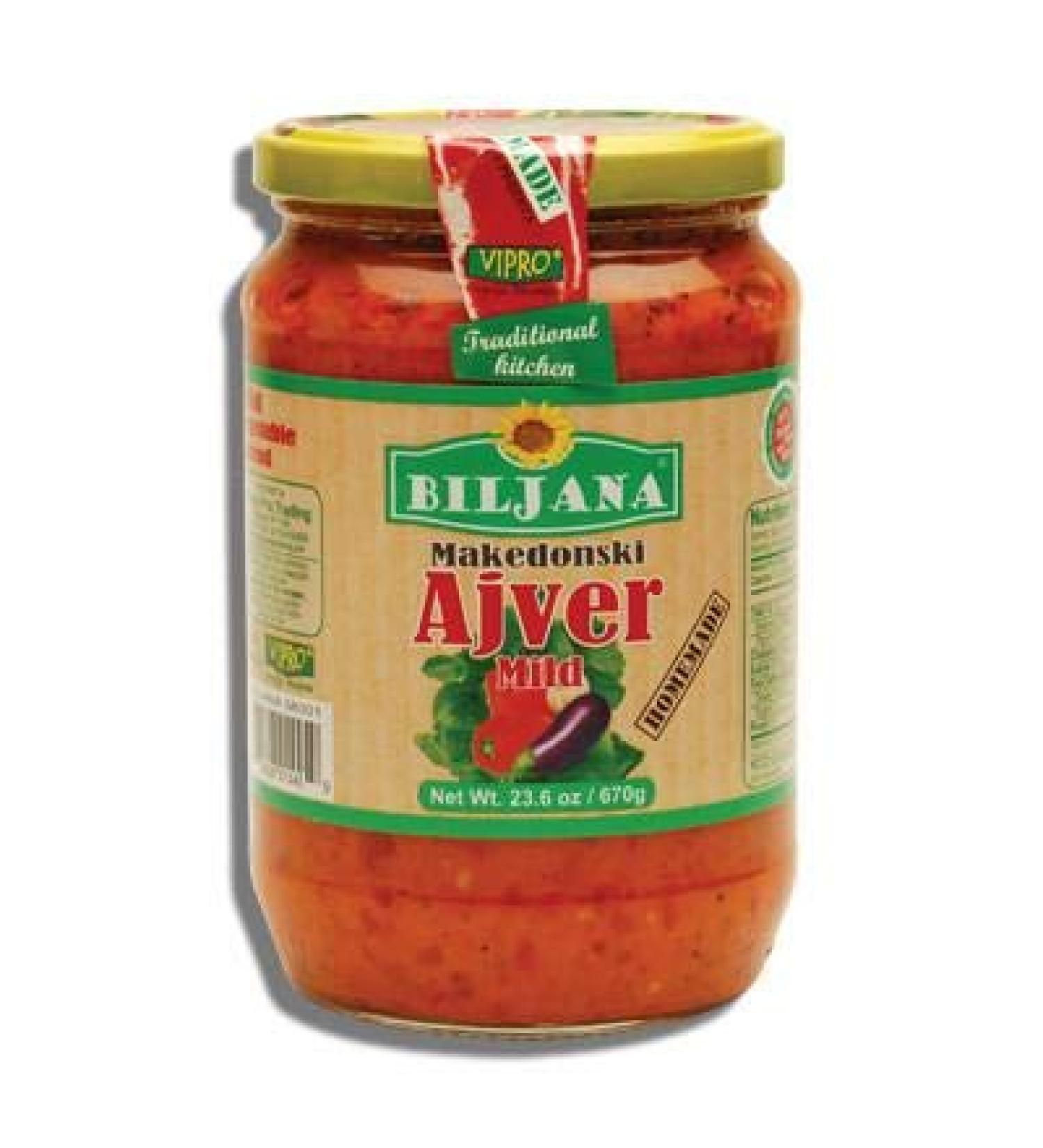 Home Made Ajver MILD (Biljana) 23.6oz (670 g)