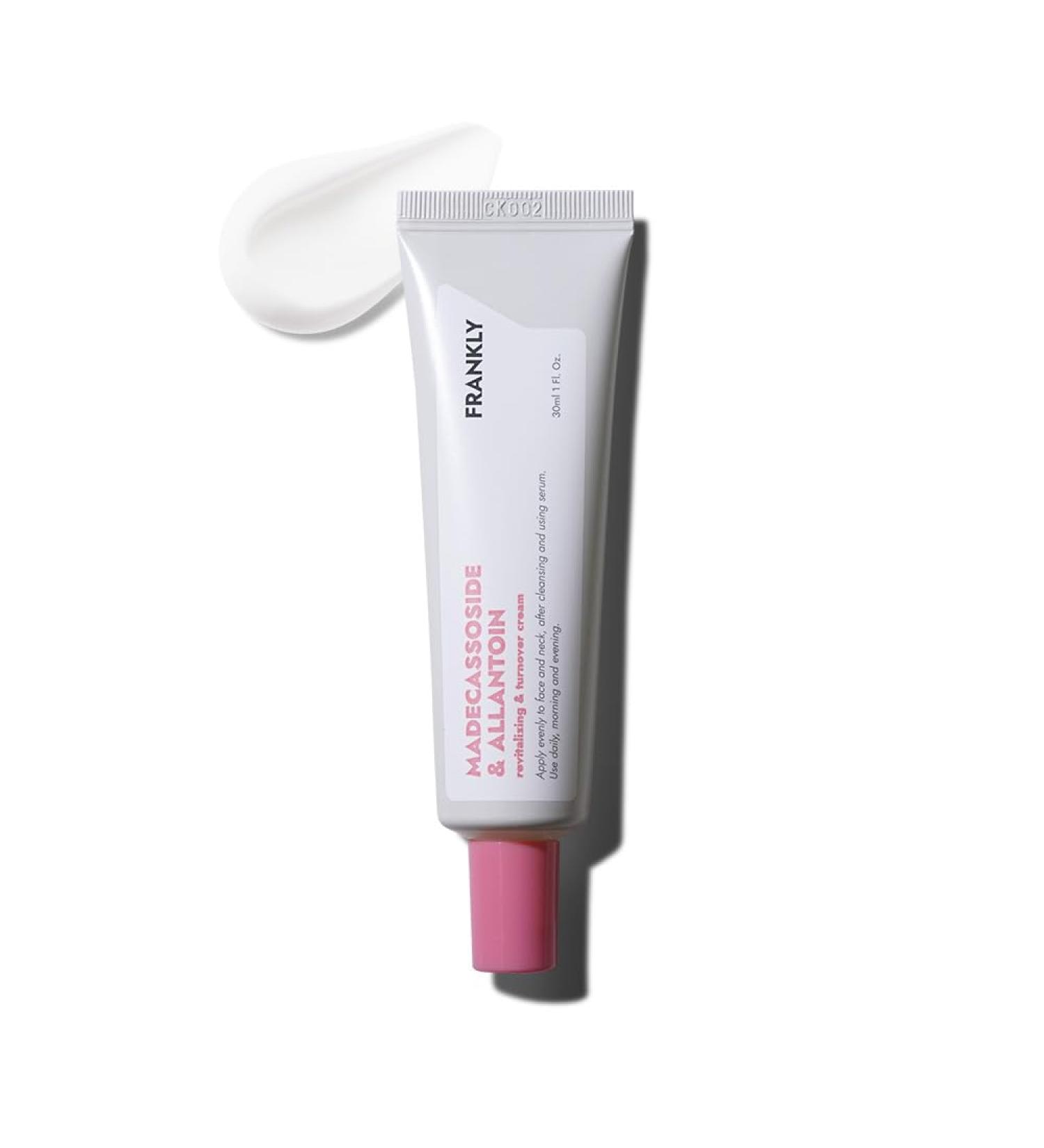 FRANKLY Madecassoside & Allantoin Cream - Moisturizing Anti-Aging Skincare | Even Skin Texture & Tone | 1.01 fl. oz - Buy Online on GoSupps.com
