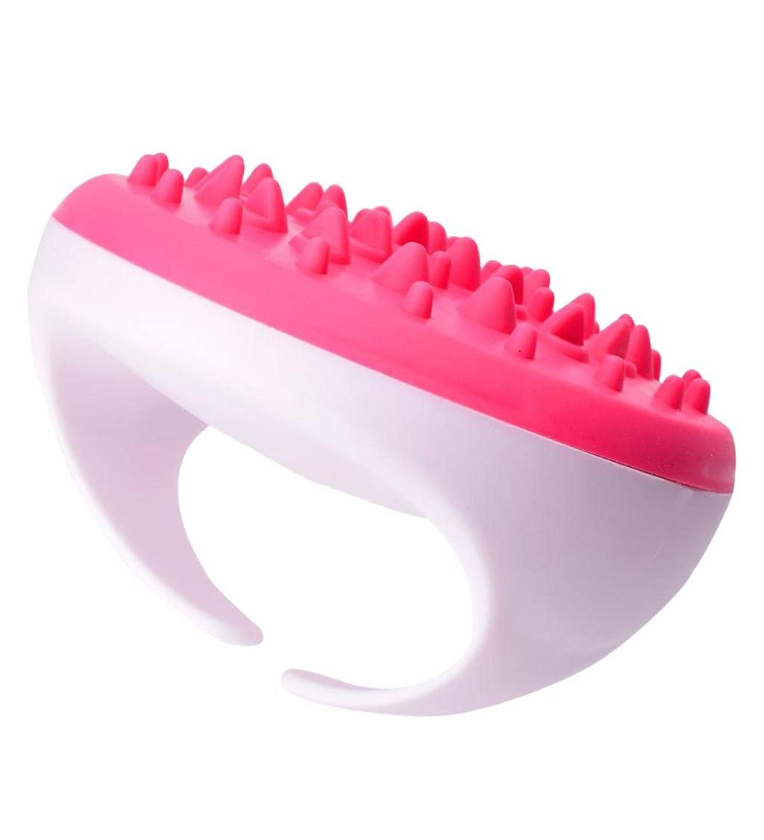 Anti-Cellulite Body Massage Glove | Exfoliating Pink Bath & Shower Massager | International Shipping Available - Buy Online on GoSupps.com