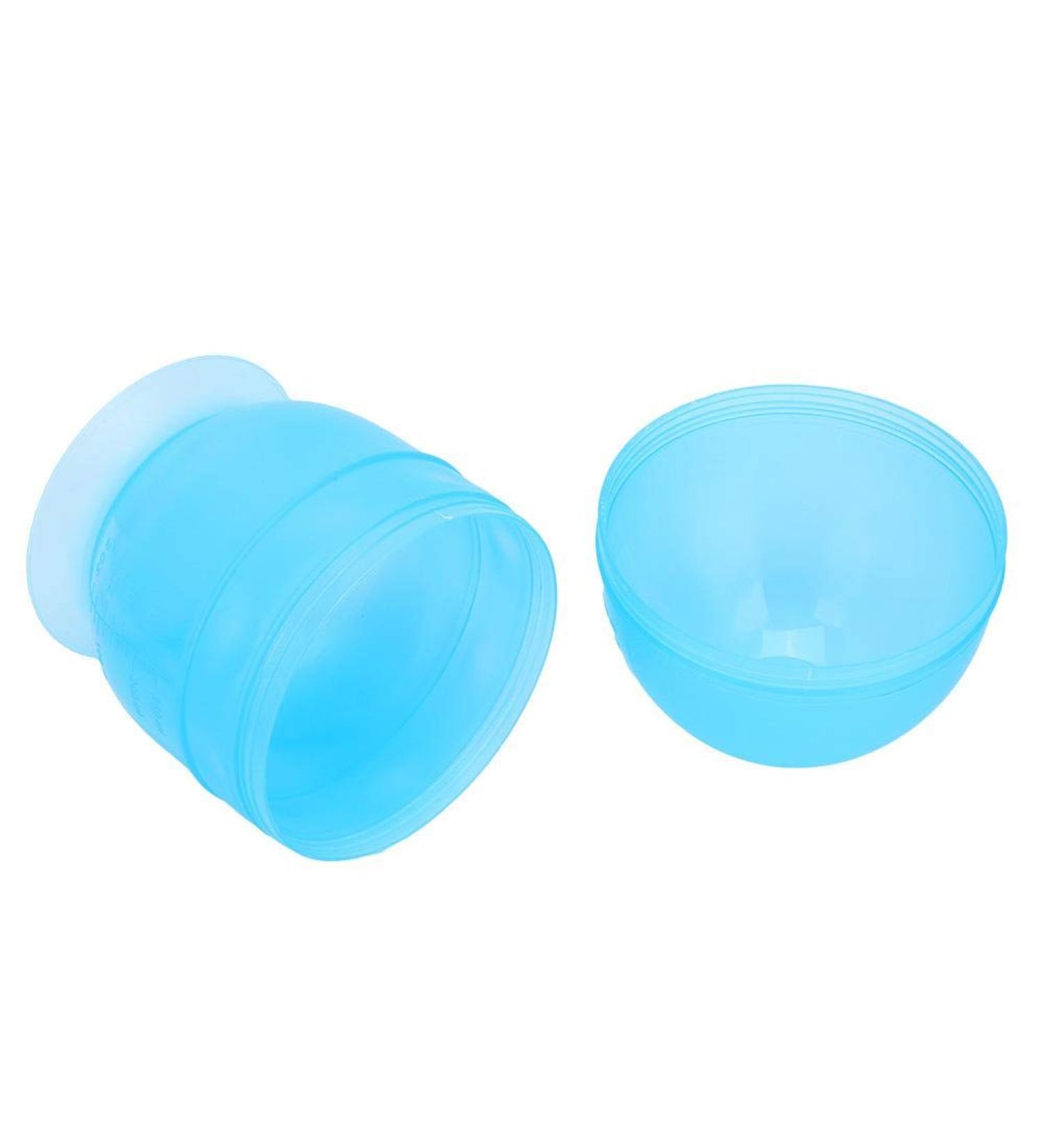 Air Styling Tool - Food Grade Plastic Hair Dyeing Shaker Cup & Bowl for Professionals | Salon & Barber Use - Blue - Buy Online on GoSupps.com