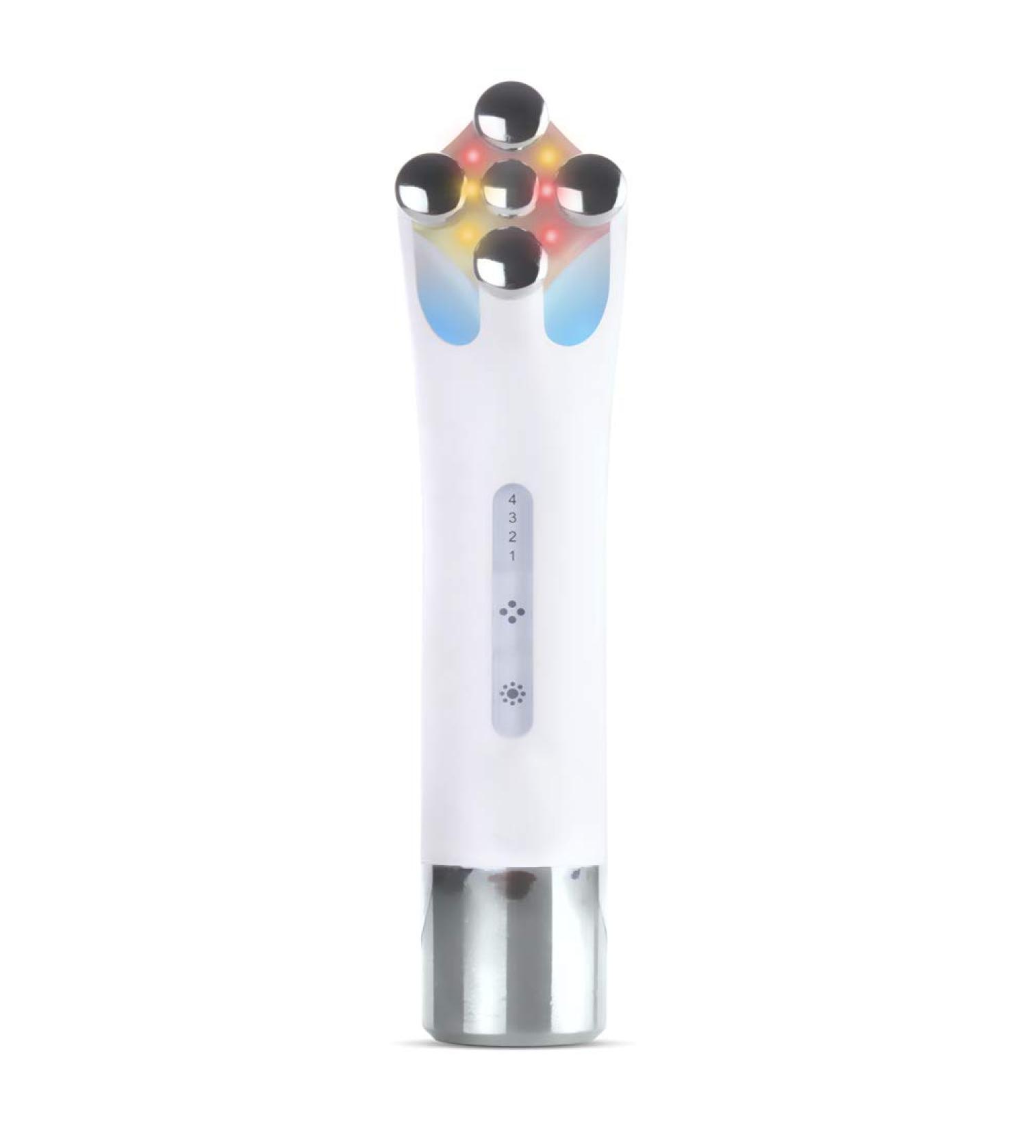Collagenius EMS Facial Toner with LED Light Therapy for Targeting Fine Lines and Wrinkles and Deeply Nourishes The Skin to Prevent Acne Break Outs USB Rechargeable - Buy Online on GoSupps.com