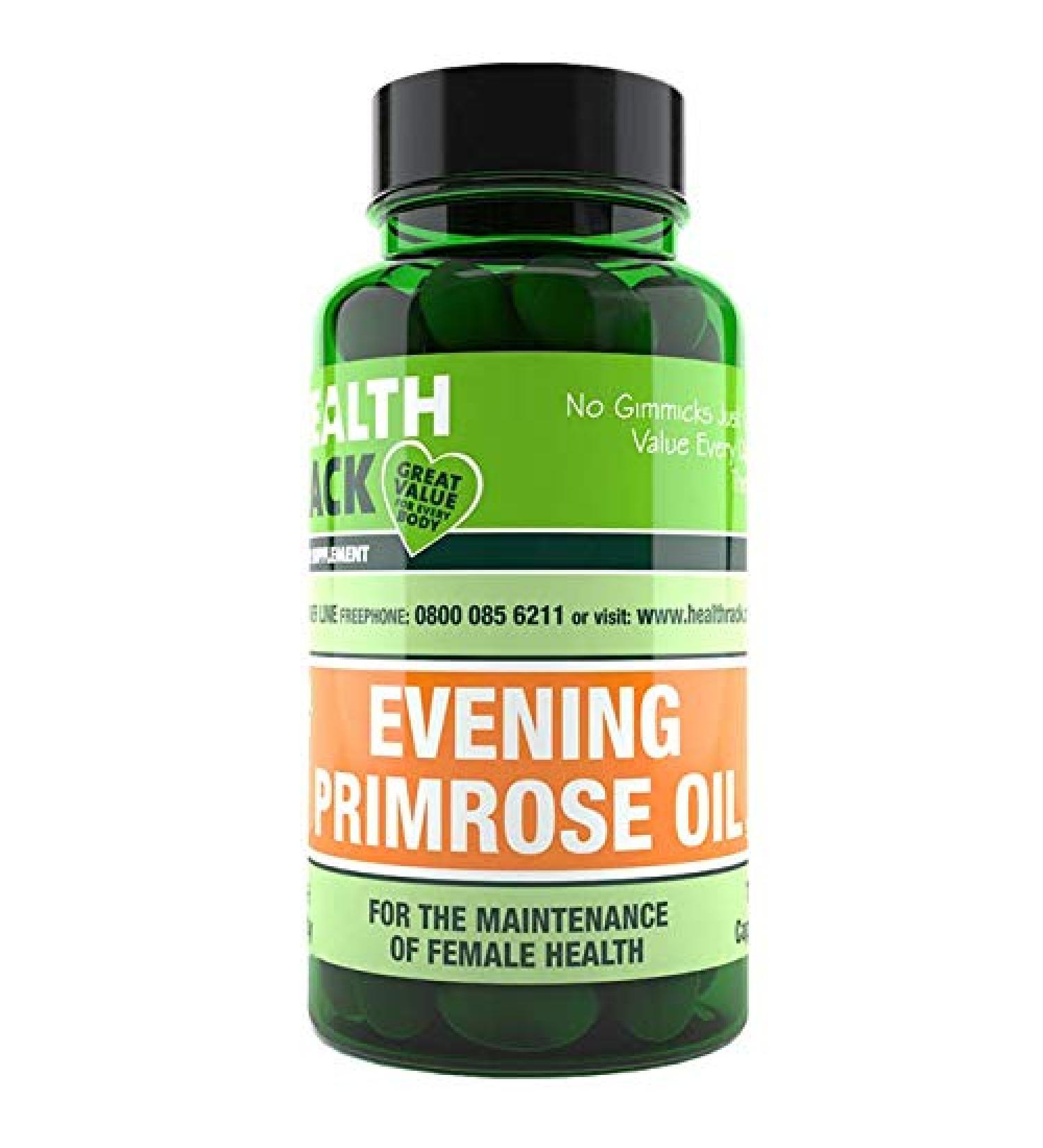 Evening Primrose Oil 500mg 100 Capsules - Buy Online on GoSupps.com
