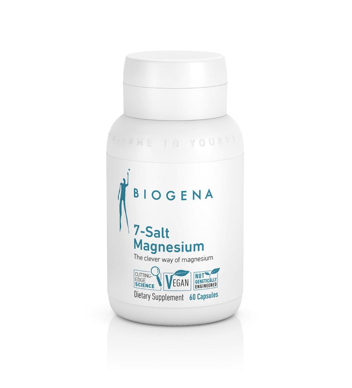 Biogena 7-Salt Magnesium Complex - 7 Forms Supplement for High Absorption - Buy Online on GoSupps.com