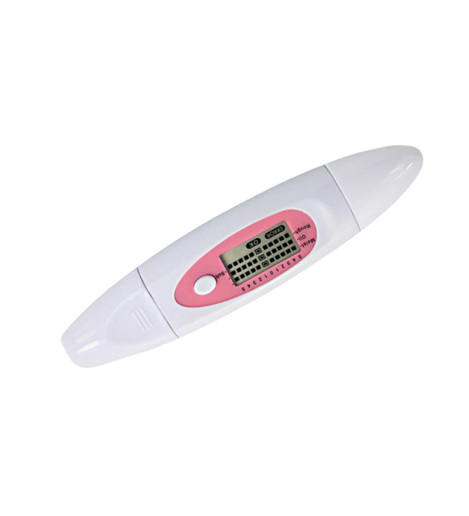 Baluue 3 1 Facial Moisture Oil Tester Digital Facial Water Oil Tester Digital Skin Moisture Sensor White 13.5X2 CM White - Buy Online on GoSupps.com