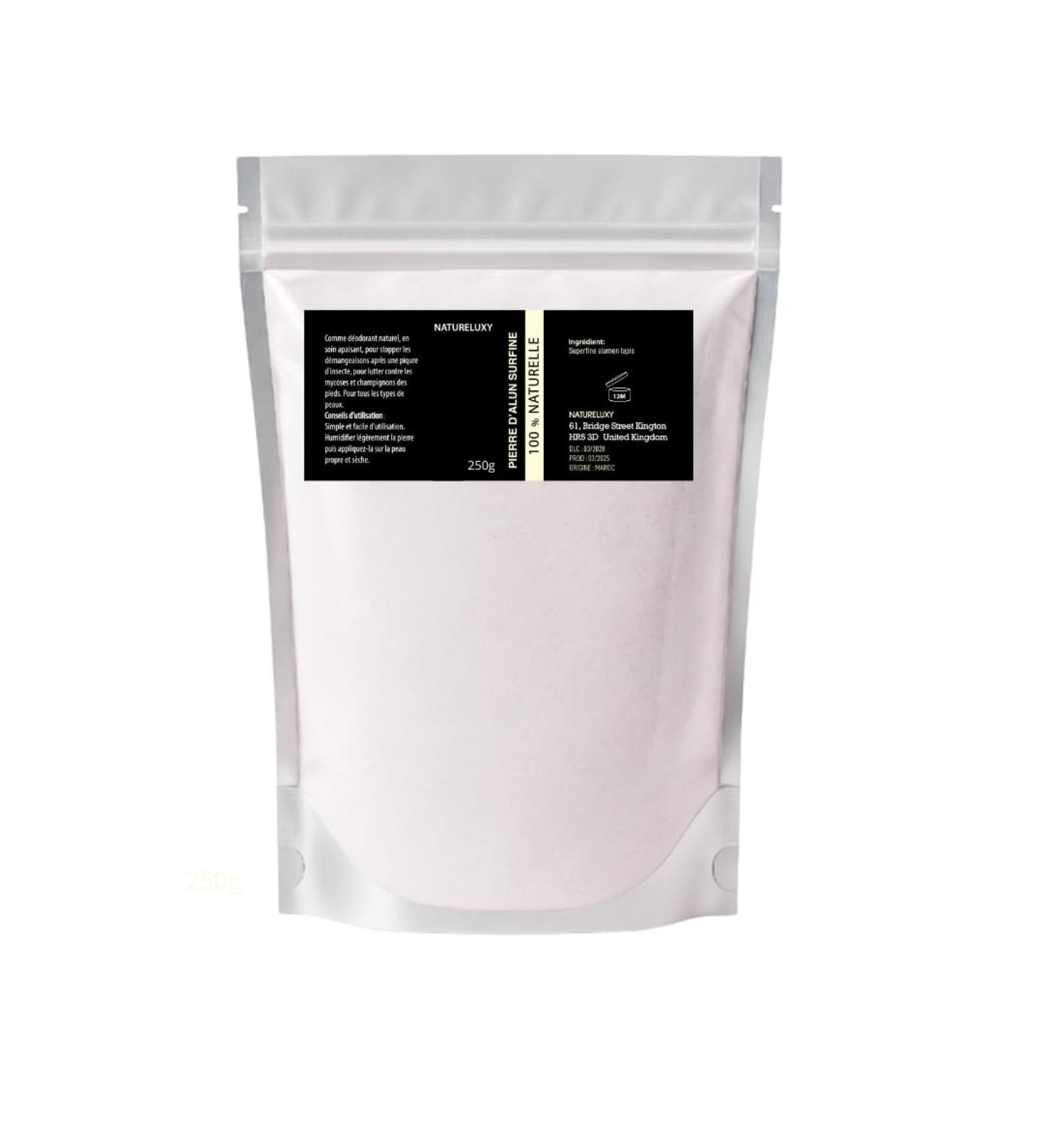  Natureluxy Alum Stone 250g 100% Natural - Buy Online on GoSupps.com