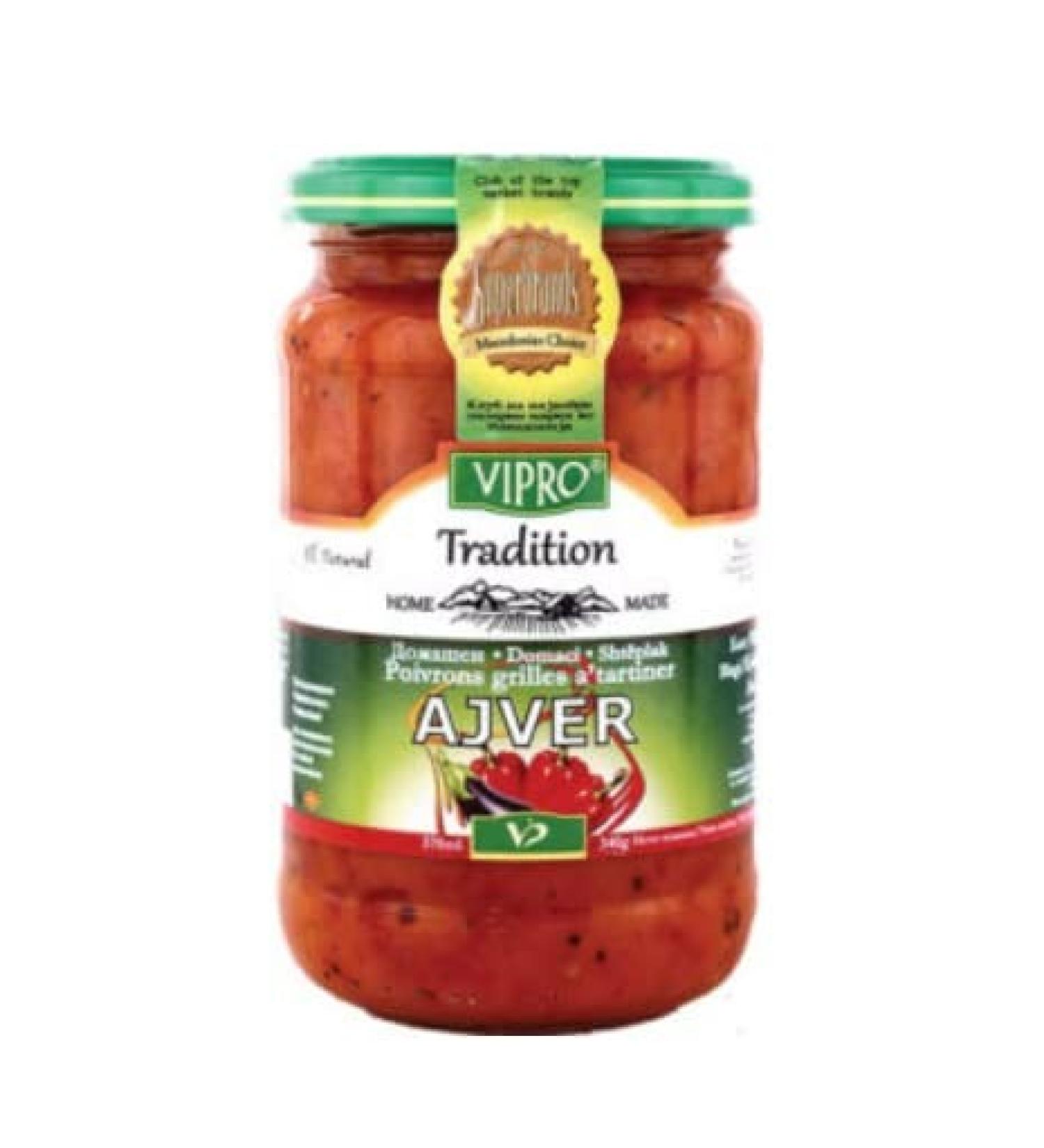 Mild Homemade Pepper Paste Ajvar Vipro 340g