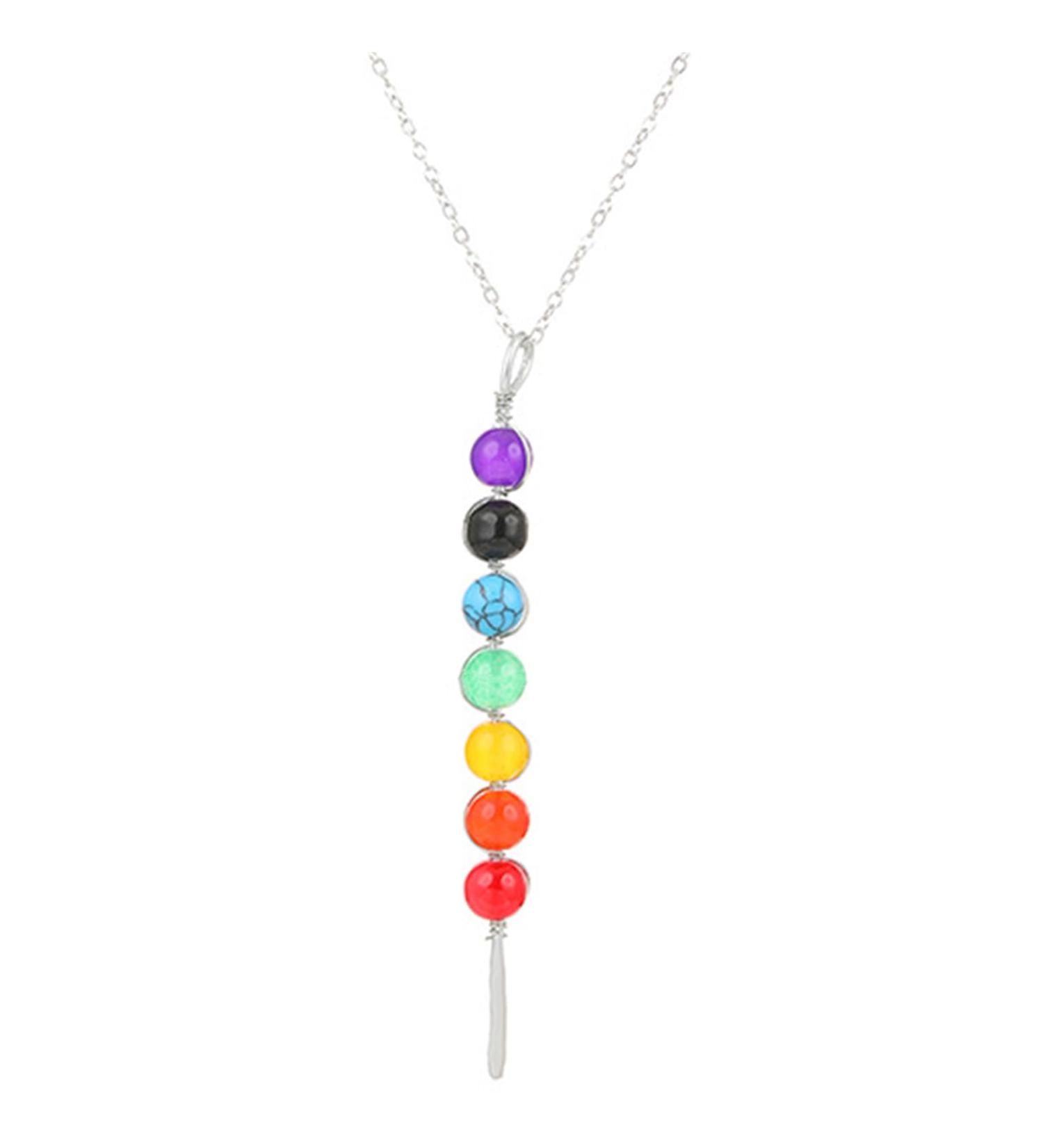 Oralgos Colorful Choker Necklace for Women & Girls | Fashionable Gothic Punk Jewelry with Six-Pointed Star | International Shipping Available - Buy Online on GoSupps.com