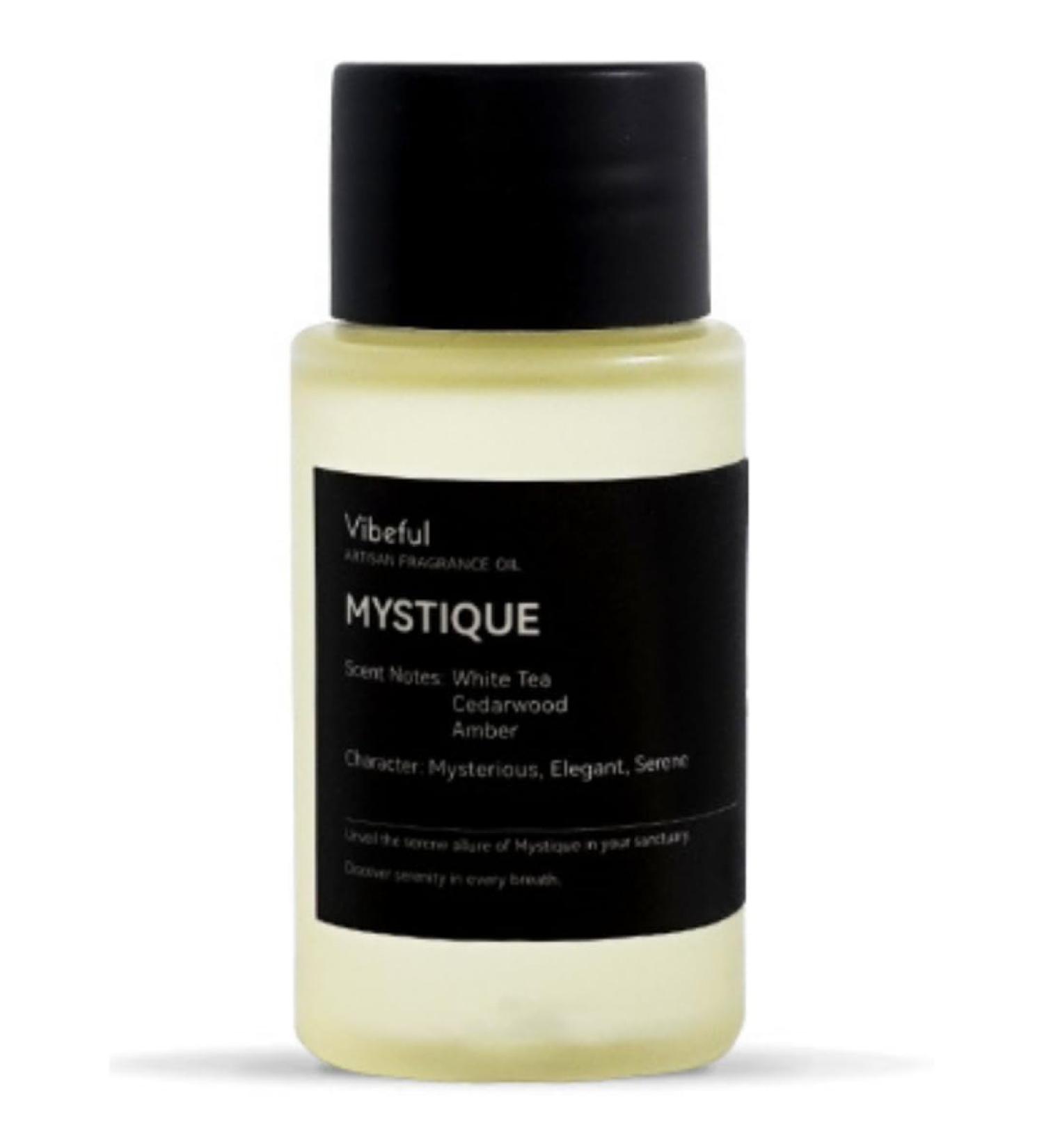 Mystique Artisan Fragrance Oil for Waterless Diffusers White Tea, Cedarwood & Amber Scent, Concentrated Aroma Blend, 1 Fl Oz Mystique 1 Fl Oz (Pack of 1) - Buy Online on GoSupps.com