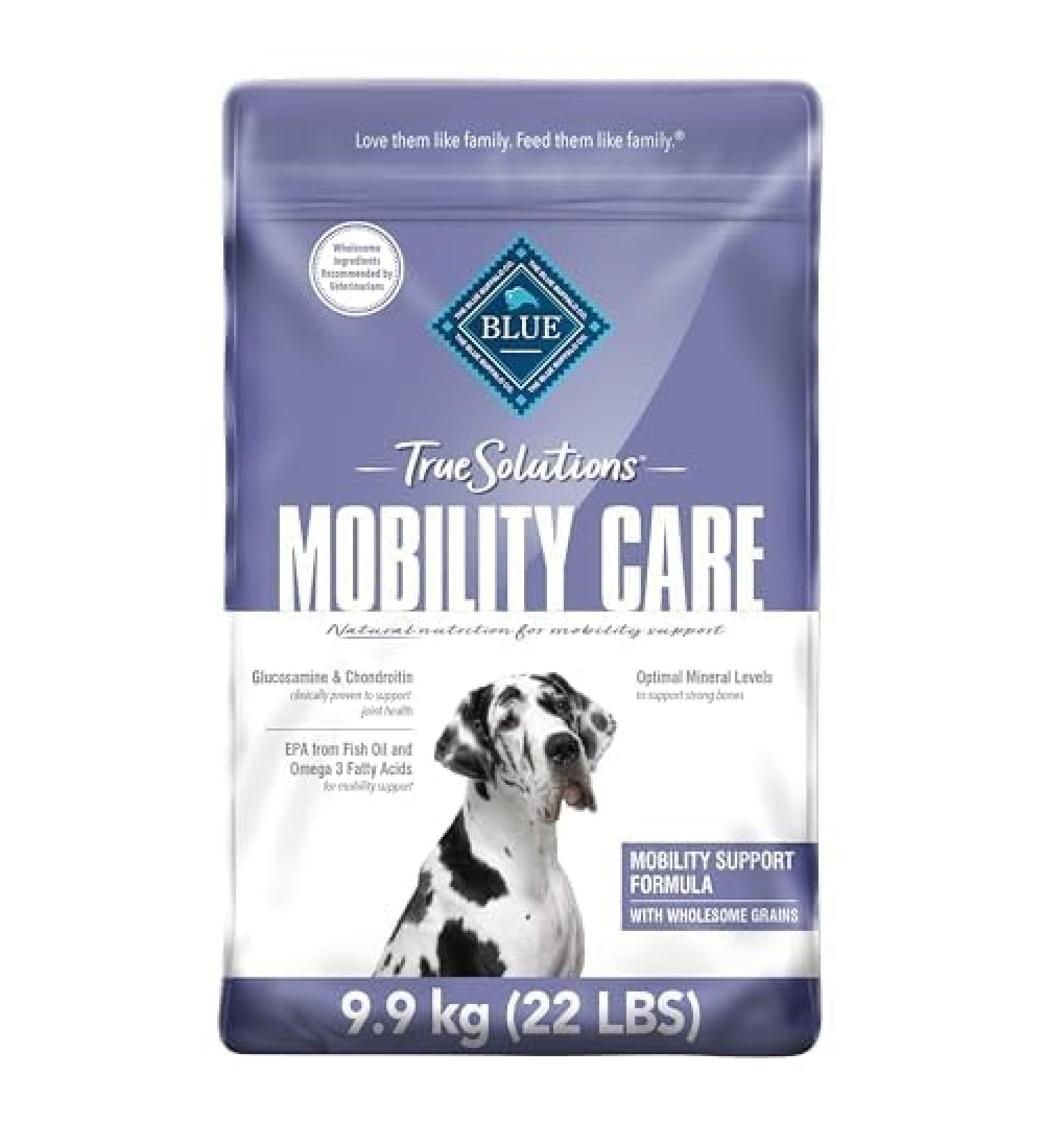 Blue Buffalo True Solutions Natural Mobility Care Adult Dry Dog Food Chicken 22-lb Mobility Care Dry Dog Food - Lg Bag - Buy Online on GoSupps.com