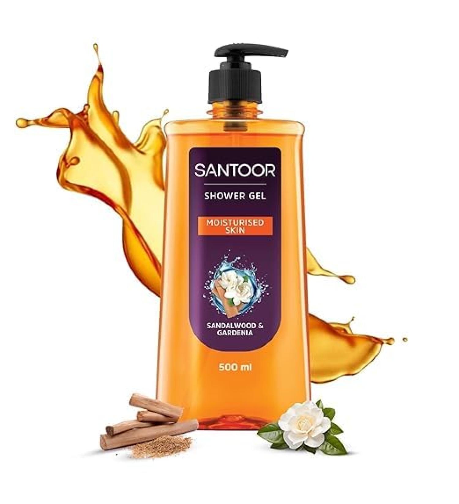 Moisturizing Shower Gel with Sandalwood & Gardenia | Glycerin Body Wash for All Skin Types | 500ml - Unisex Hydrating & Refreshing - Buy Online on GoSupps.com