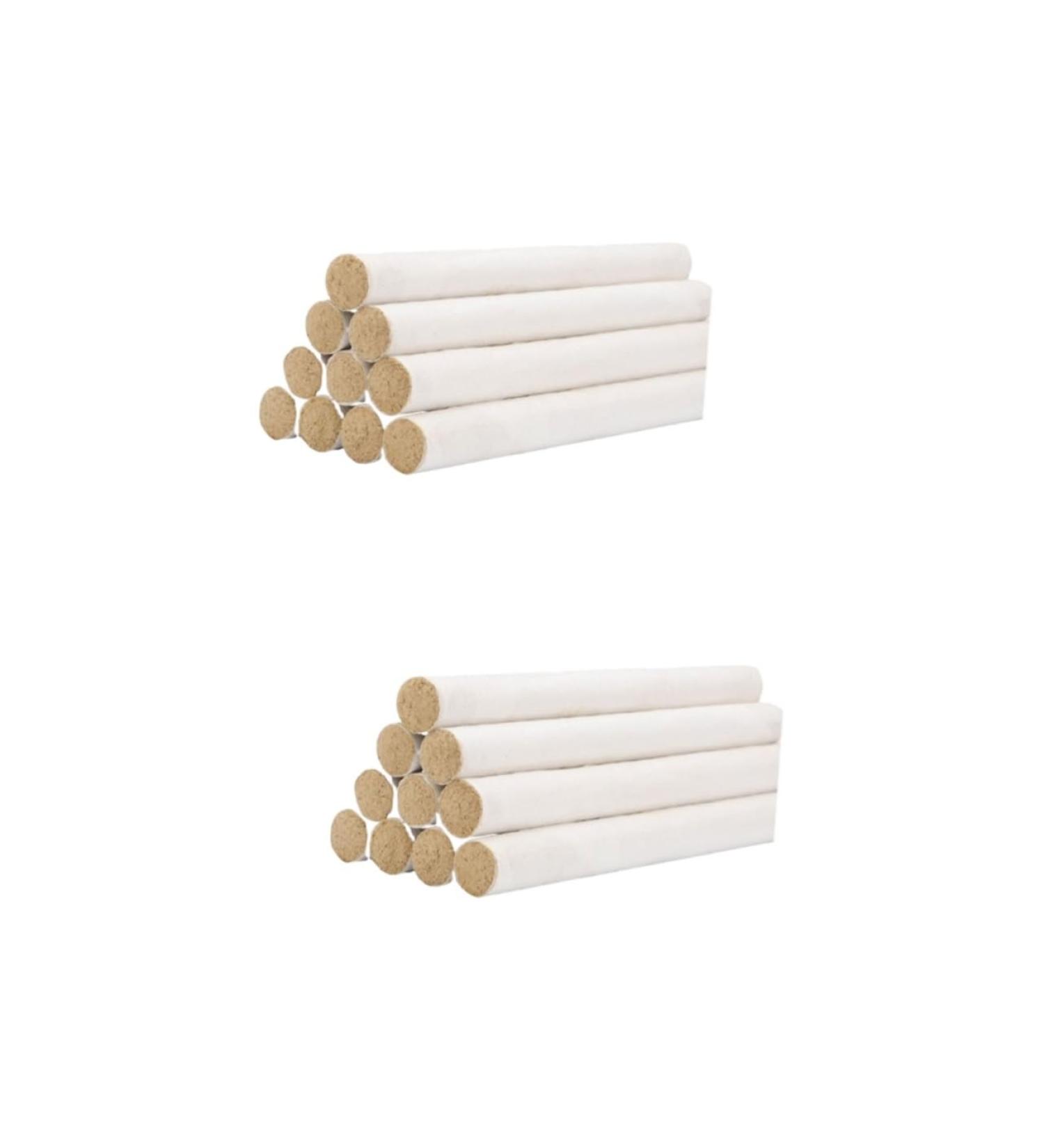 Solustrie Moxibustion Kit - 20 Handmade White Mugwort Sticks | Perfect Family & Household Gifts - Bulk Quality - Buy Online on GoSupps.com