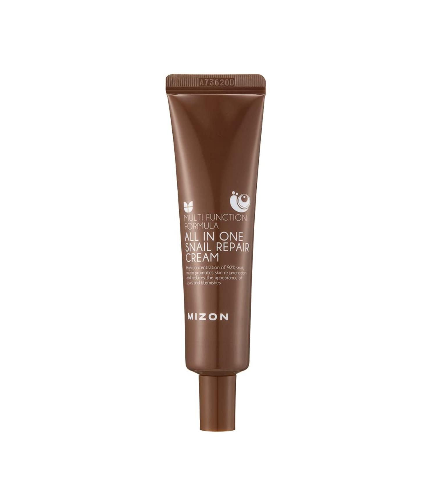 MIZON Snail Repair Cream 1.18 Fl Oz - Korean Face Moisturizer with Snail Mucin Extract - Wrinkle & Blemish Care - All in One Recovery Cream - Buy Online on GoSupps.com