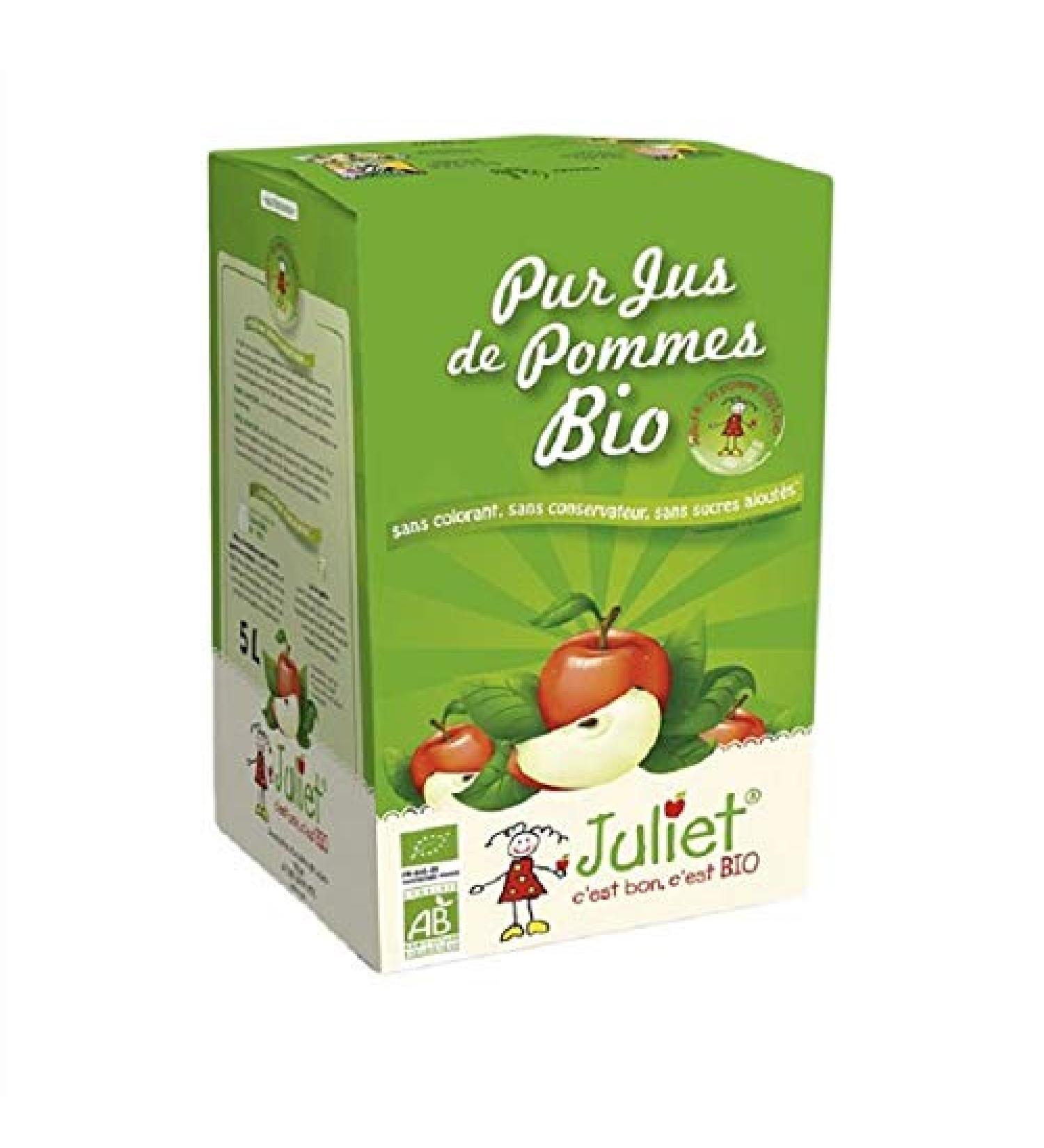 Juliet - Pur Jus De Pommes Juliet Bib 5L - Vendu par unit