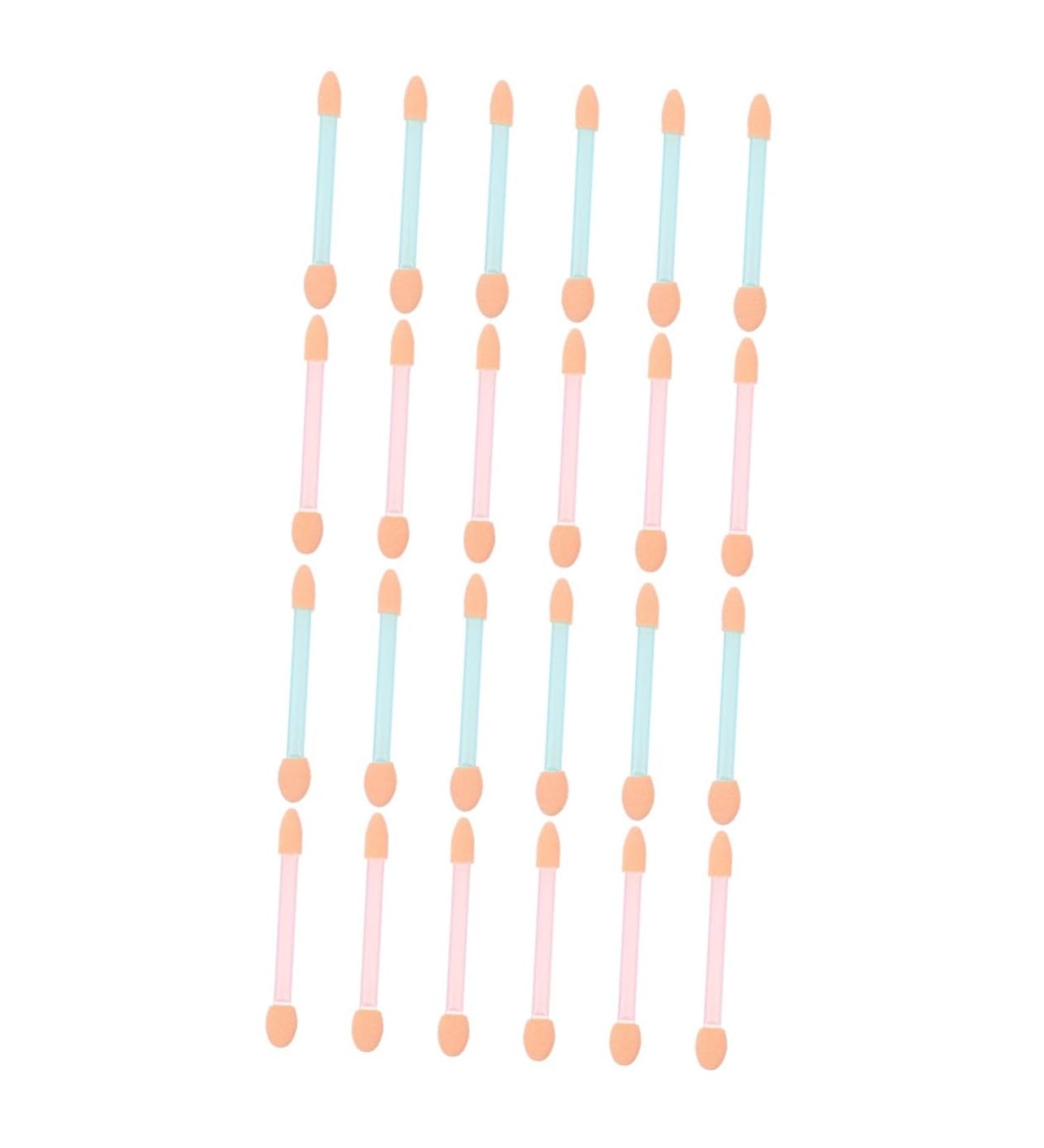 Baluue 48 Pcs Women Eyeshadow Brush Oval Eyeshadow Applicator Foam Eyeshadow Eyeshadow Brushes - Buy Online on GoSupps.com