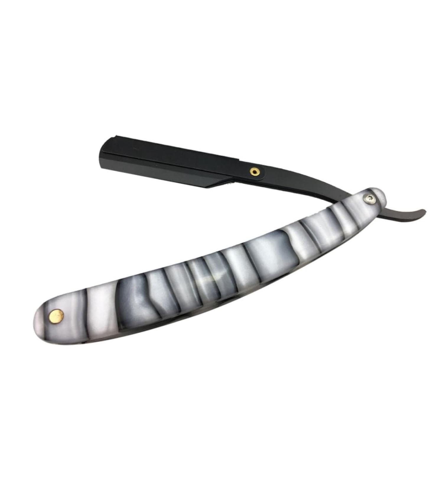 Fomiyes Metal Razor for Men - Safe Straight Razor for Hairdressers | Premium Quality Shaving - Buy Online on GoSupps.com