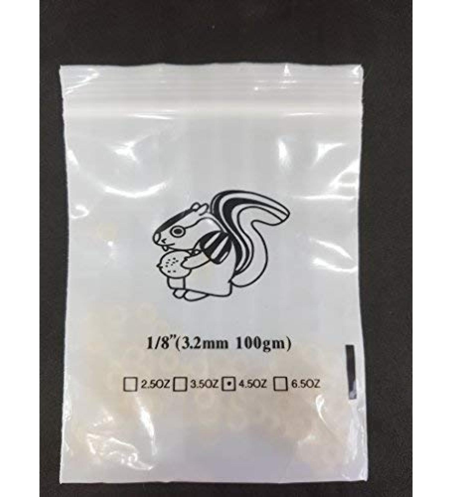 Squirrel Class II Clear Orthodontics Latex elastics Brace 4.5 oz 1/8 Bands 100 elastics