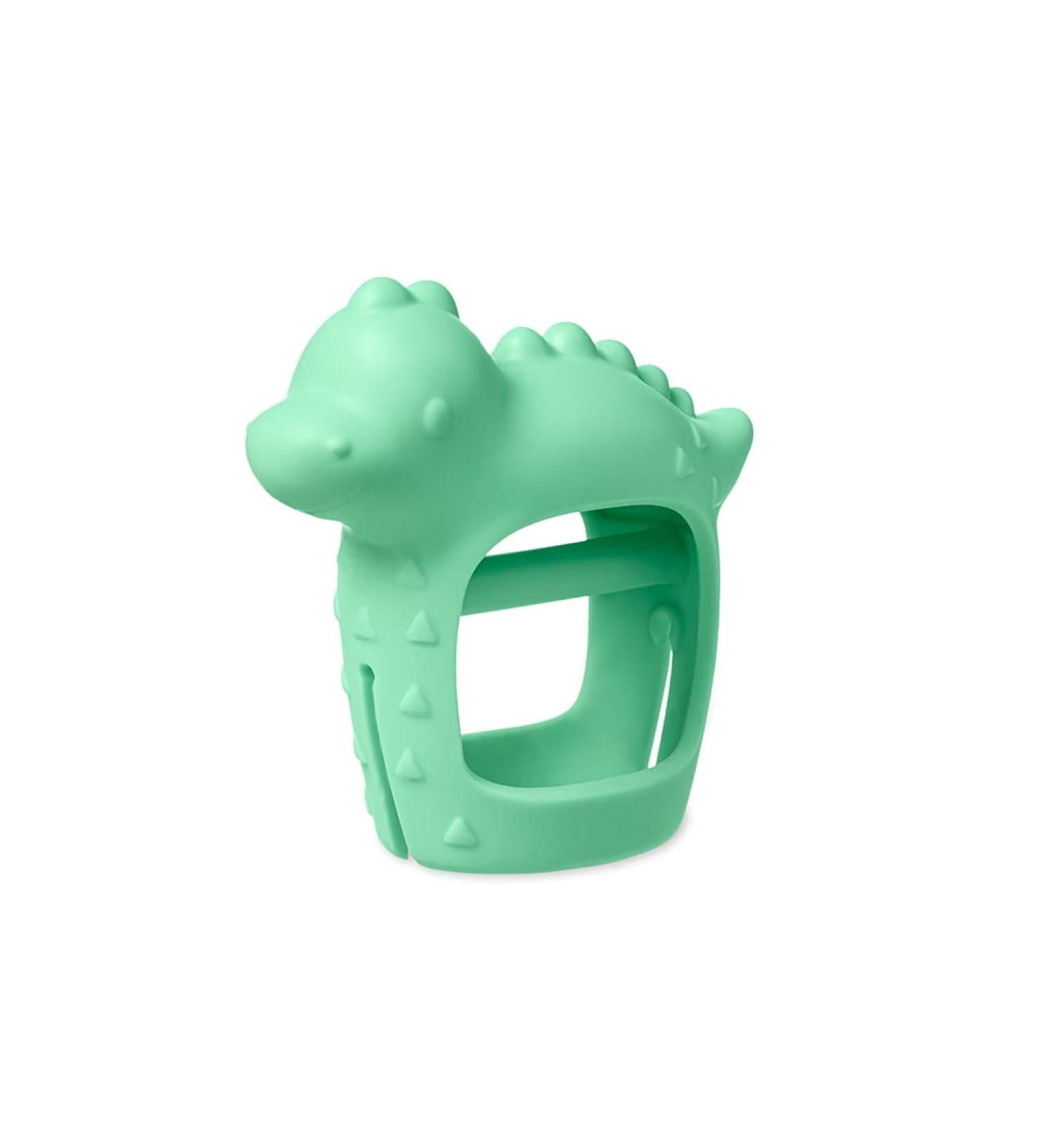 Itzy Ritzy Bitzy Grip Silicone Teether for Babies 3+ Months - Dinosaur Shape - Buy Online on GoSupps.com