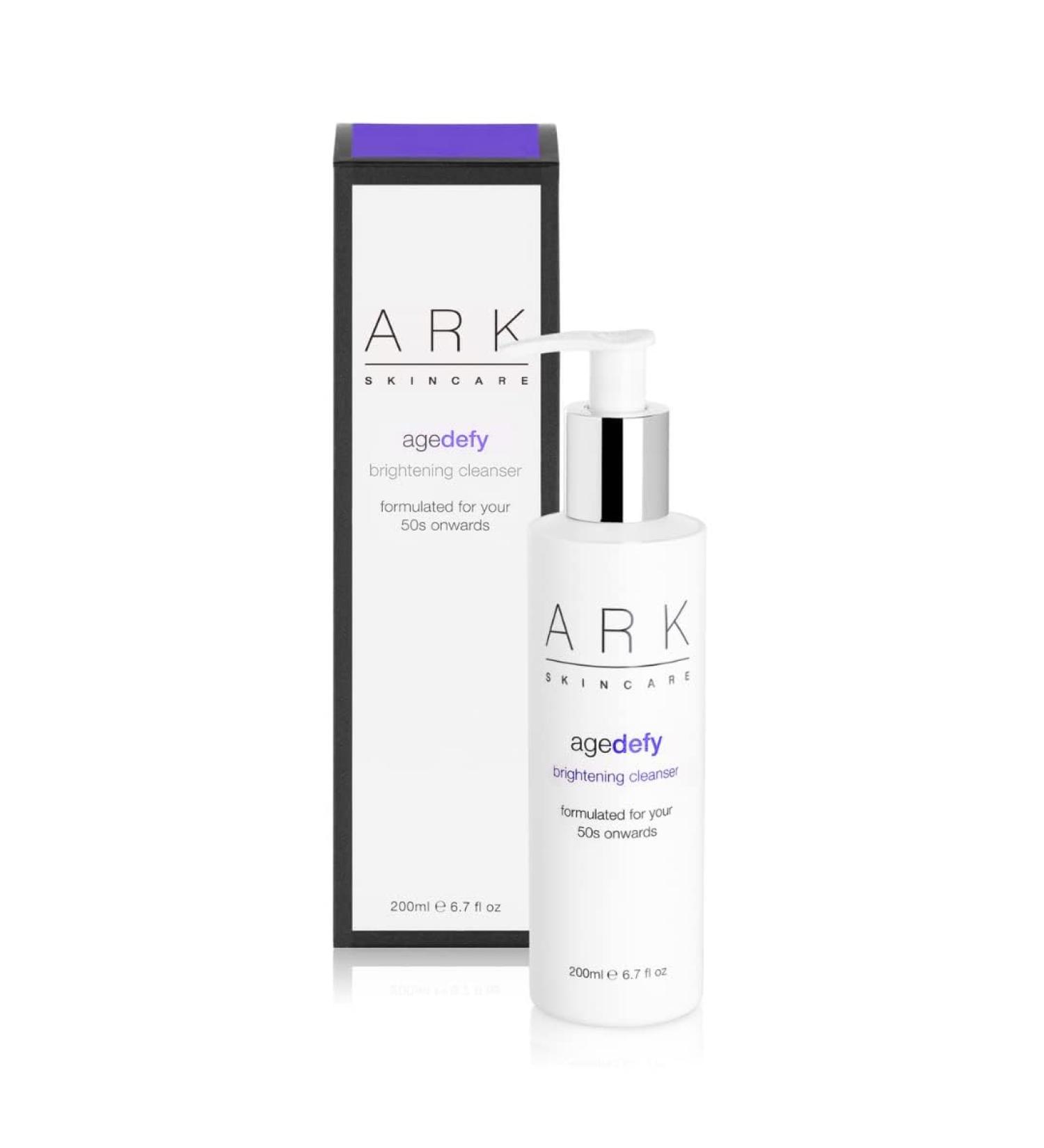 ARK Skincare Age Defy Brightening Cleanser For Mature Skin Hydrating Daily Cleanser with Vitamin C Red Algae & Blackcurrant 200ml - Buy Online on GoSupps.com