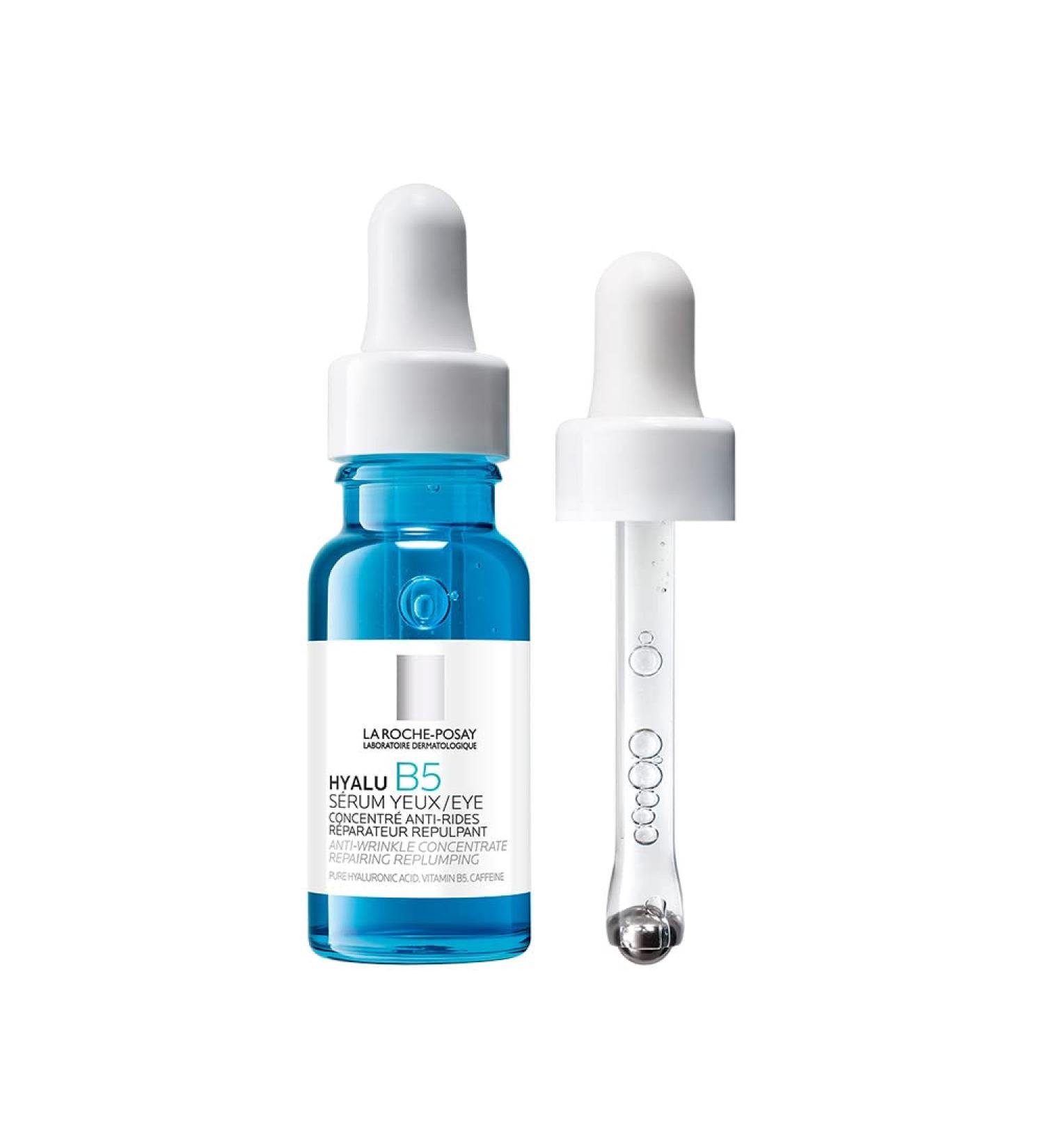 La Roche-Posay Hyalu B5 Eye Serum 15 ml - Hydrating & Anti-Aging Eye Treatment for All Skin Types | International Shipping Available - Buy Online on GoSupps.com