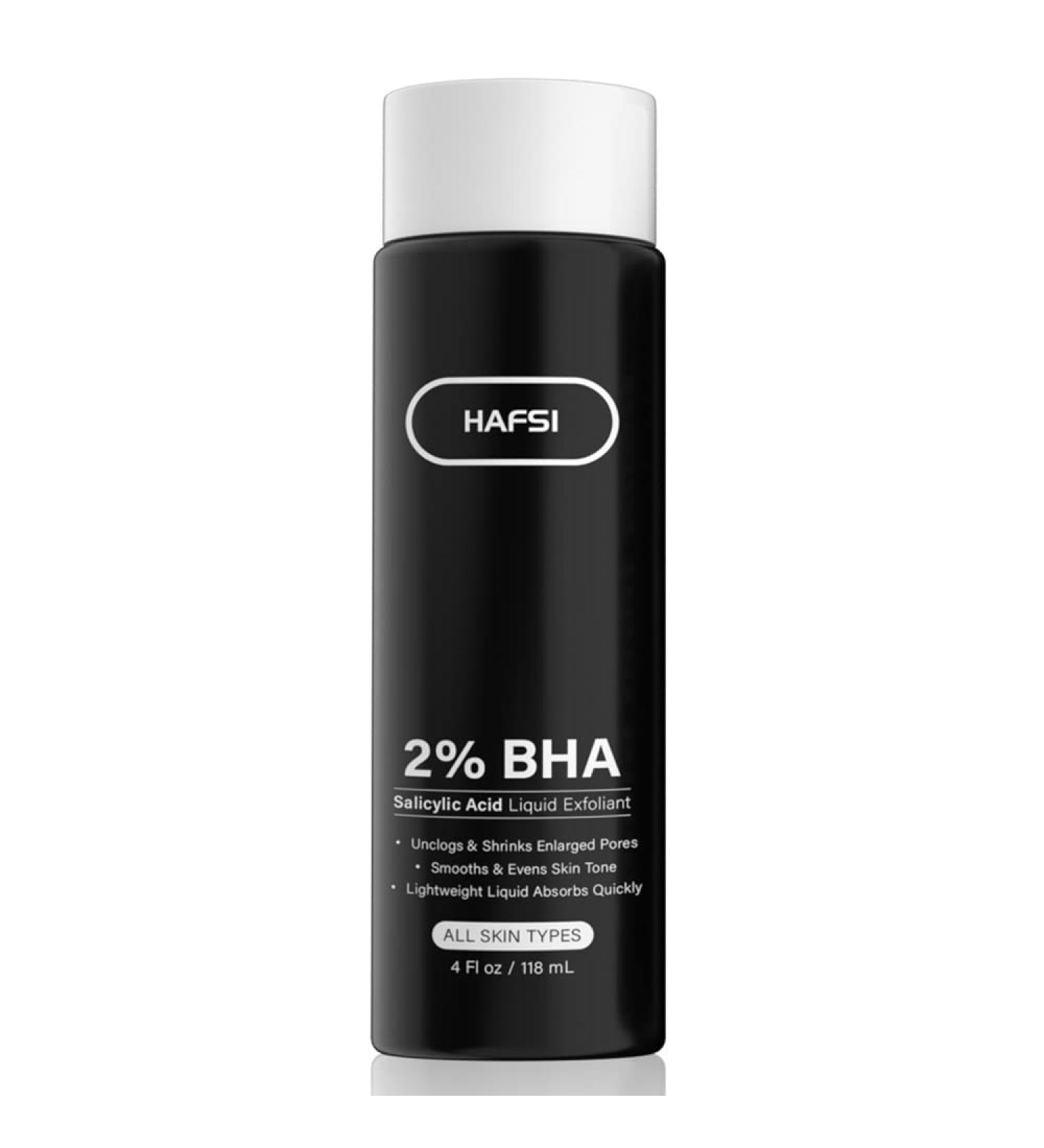 HAFSI 2% BHA Skin Perfecting Salicylic Acid Liquid Exfoliant Serum Face Exfoliating Peel Fights Blackheads Enlarged Pores with Salicylic Acid For Combination and Oily Skin 118 ml / 4 fl oz - Buy Online on GoSupps.com