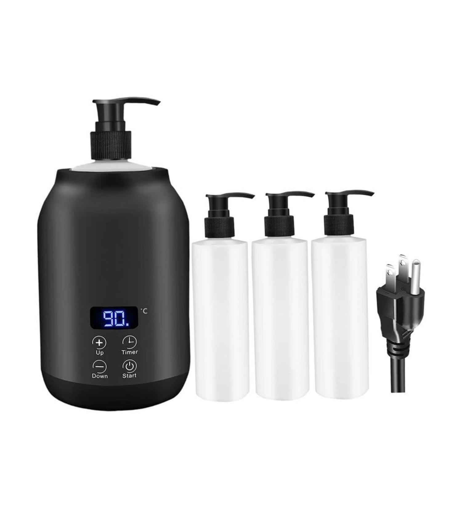 Ysyqkn Deluxe Electric Oil Bottle Warmer for Relaxation black - Buy Online on GoSupps.com