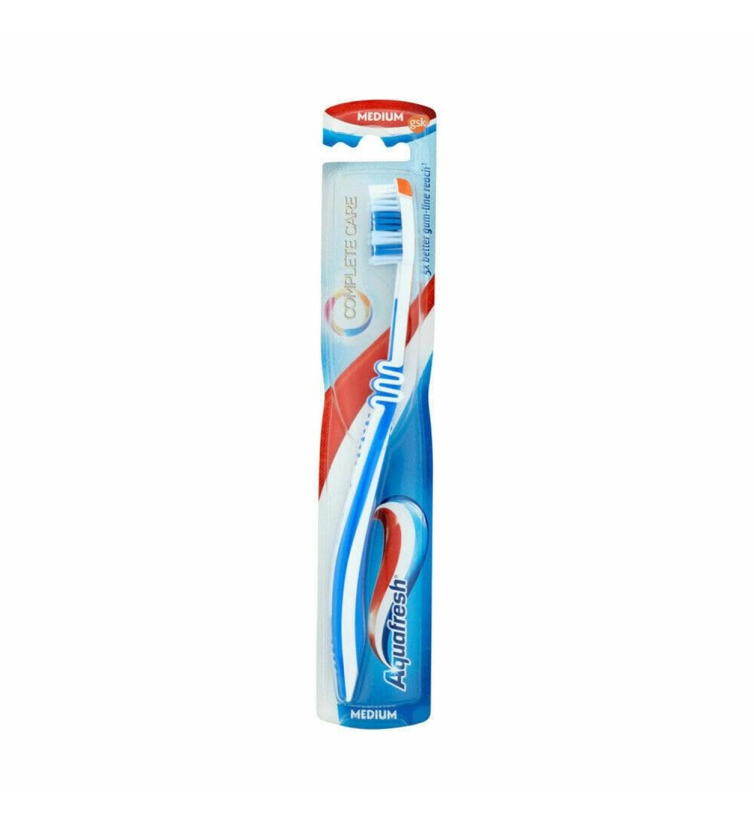 Aquafresh Complete Care Medium Toothbrush - 1 Piece | International Shipping Available - Buy Online on GoSupps.com