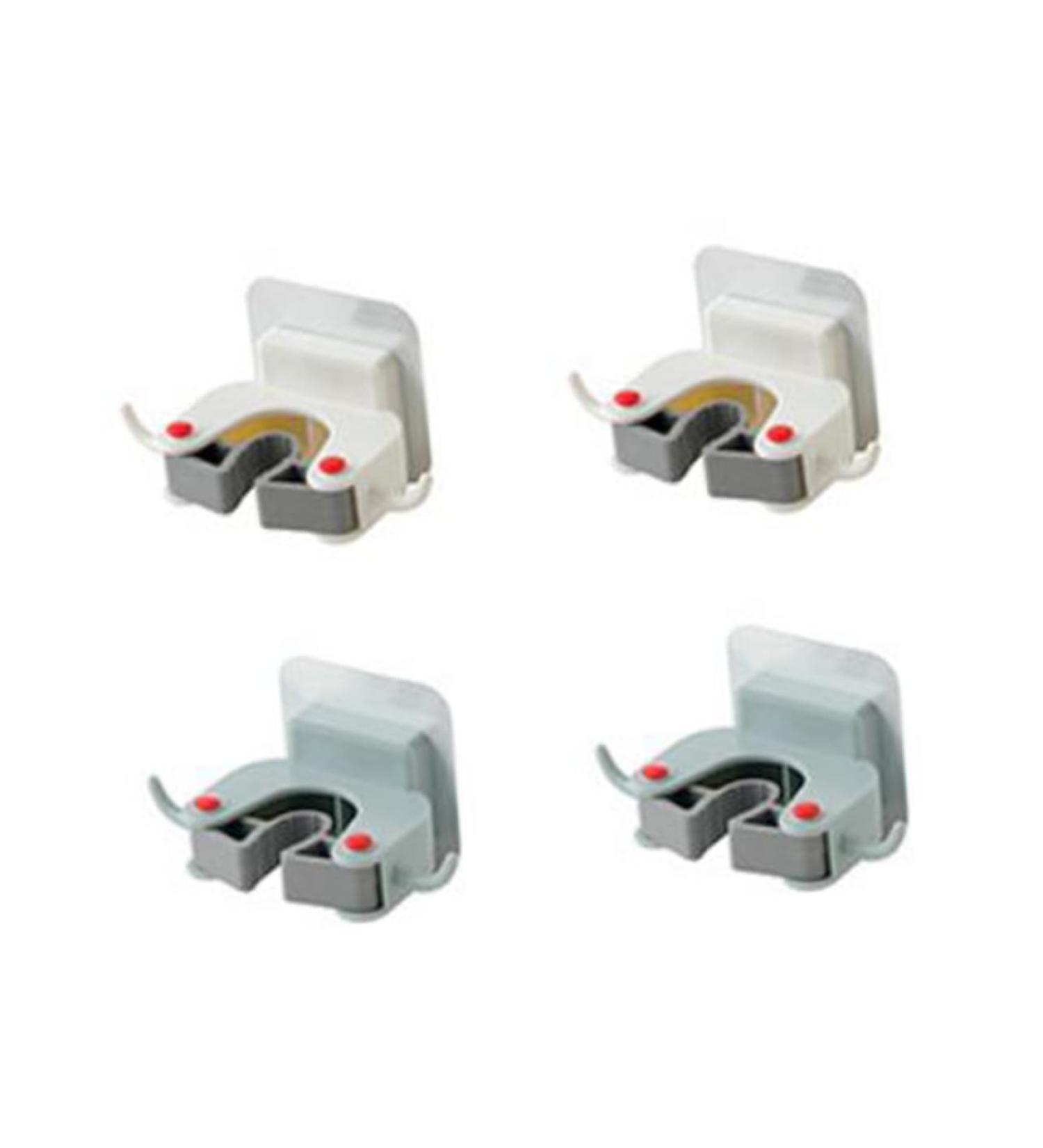 Cabilock 4 Pcs Hook Plant Pots Indoor Kitchen Storage Practical Storage Shelves Mop Holder Hanger Broom As Shownx2pcs 6.5*11.5*6cmx2pcs - Buy Online on GoSupps.com