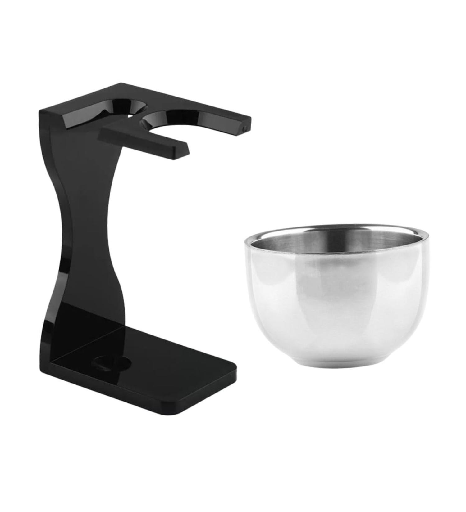 Angoily Men's Razor Set: Shaving Stand Bowl and Soap Holder - Essential Grooming Kit for Dads - Buy Online on GoSupps.com