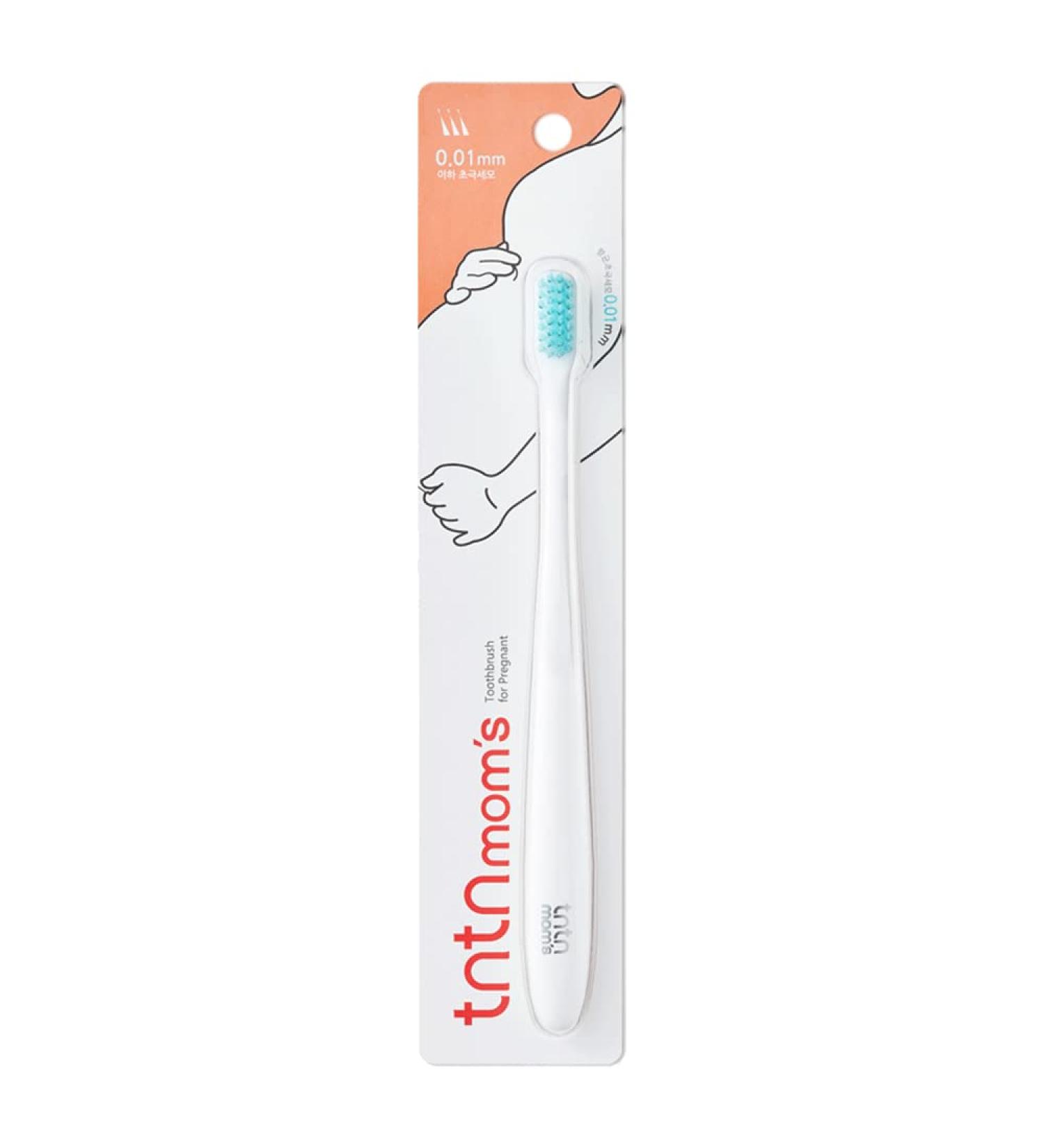 TNTN MOM S Pregnancy Extra Soft Toothbrush - Gentle Dental Care for Pregnant Women | Finer than 0.01mm | Oral Hygiene | 1 Count - Buy Online on GoSupps.com